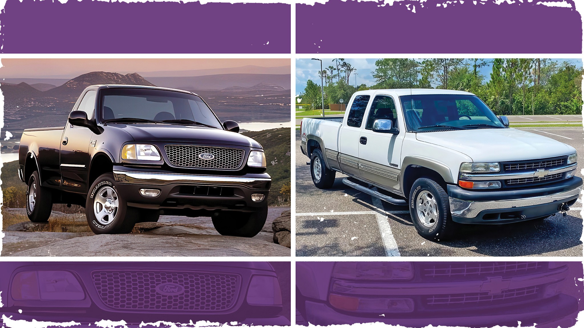 003 first gen chevy silverado vs ford f150 motortrend