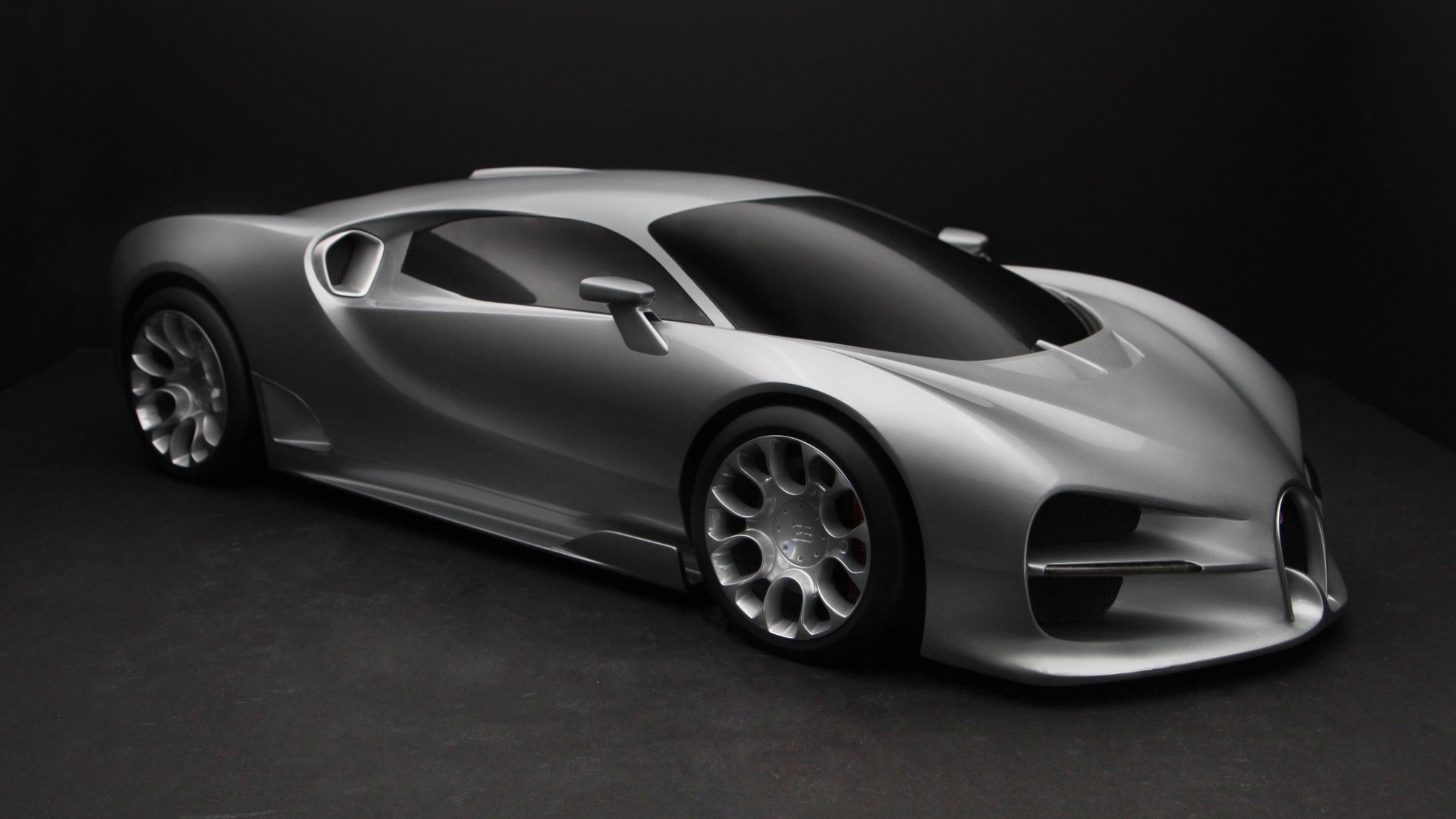 Bugatti Chiron Design Study Scale Models 66