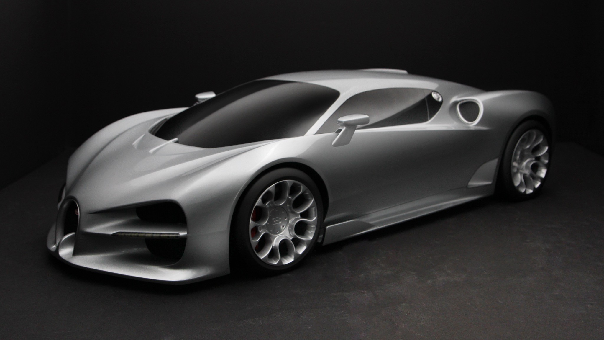 Bugatti Chiron Design Study Scale Models 141