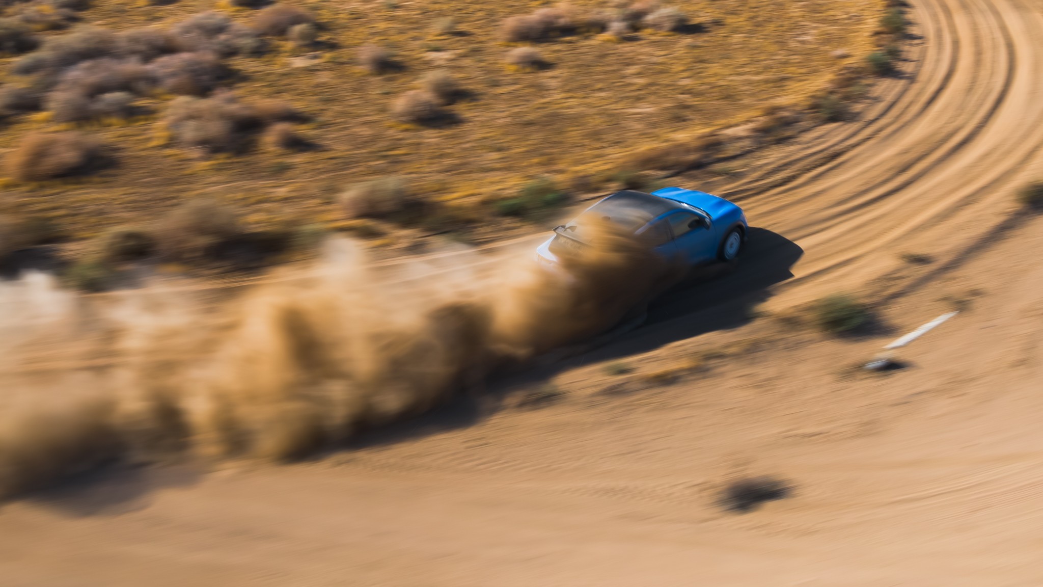 002 2024 Ford Mustang Mach E Rally Drone Shot