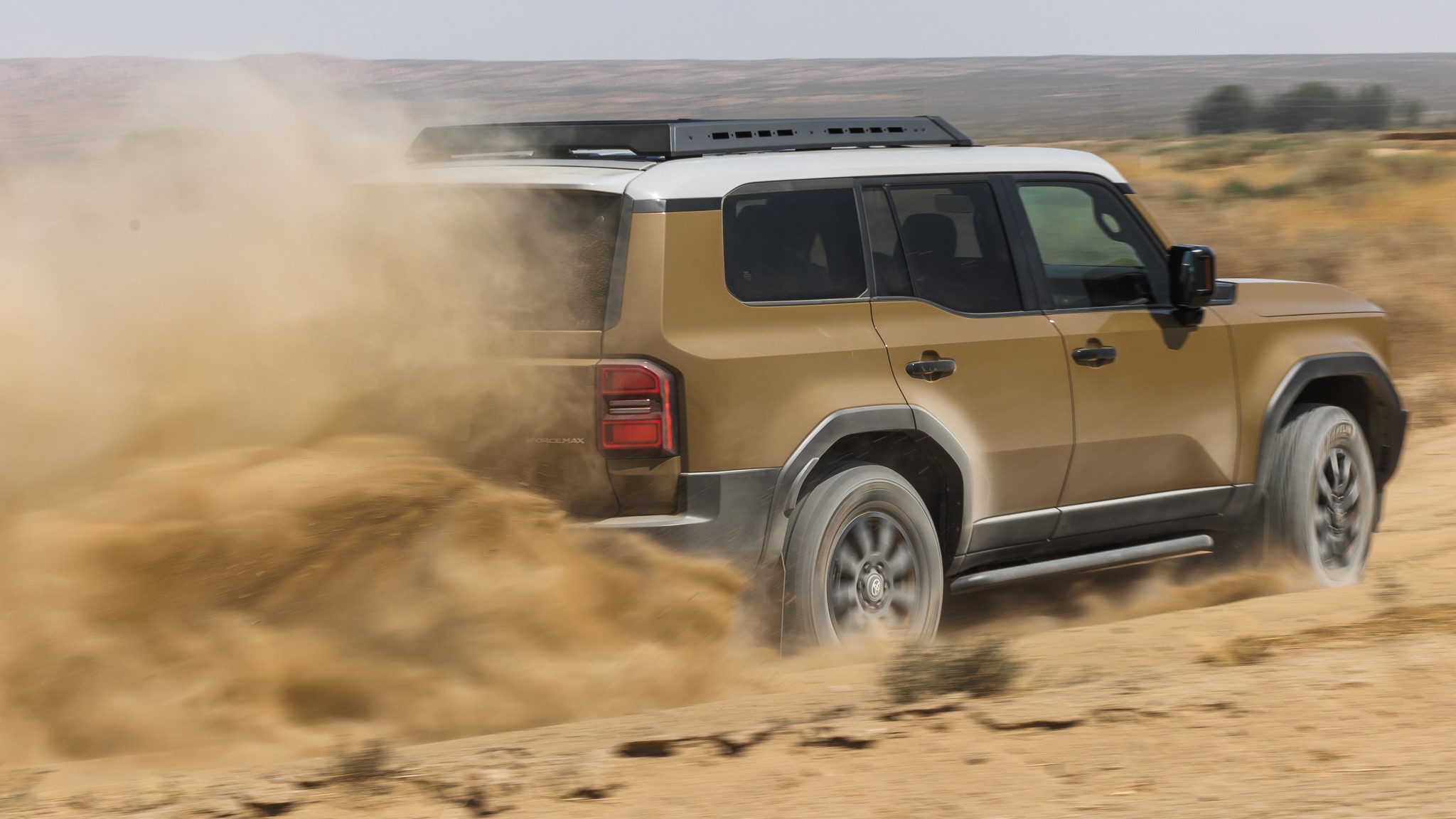 002 2024 Toyota Land Cruiser First Edition Rear Quarter Motion