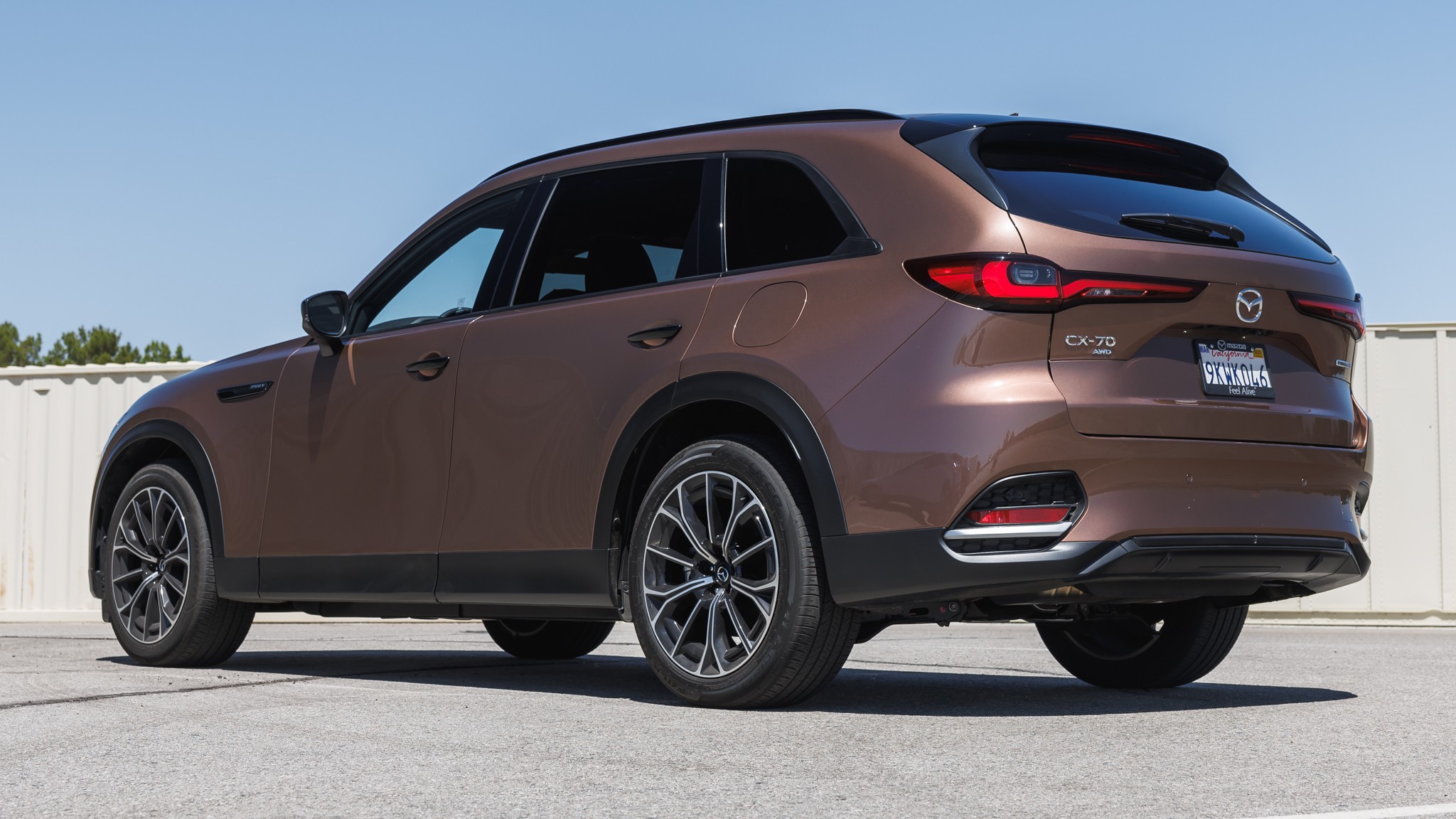 002 2025 Mazda CX70 PHEV Rear Quarter Static