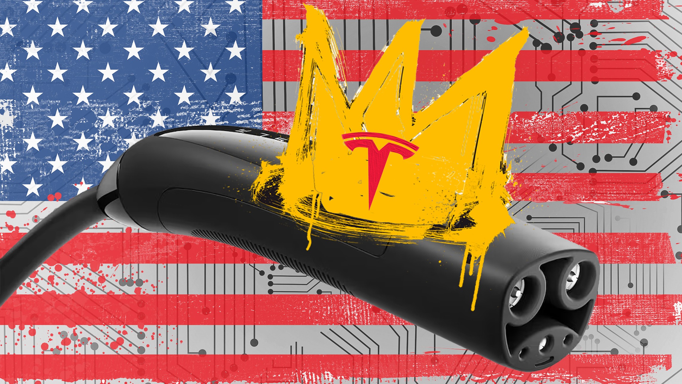 Tesla NACS Charge Cable Illustration MotorTrend