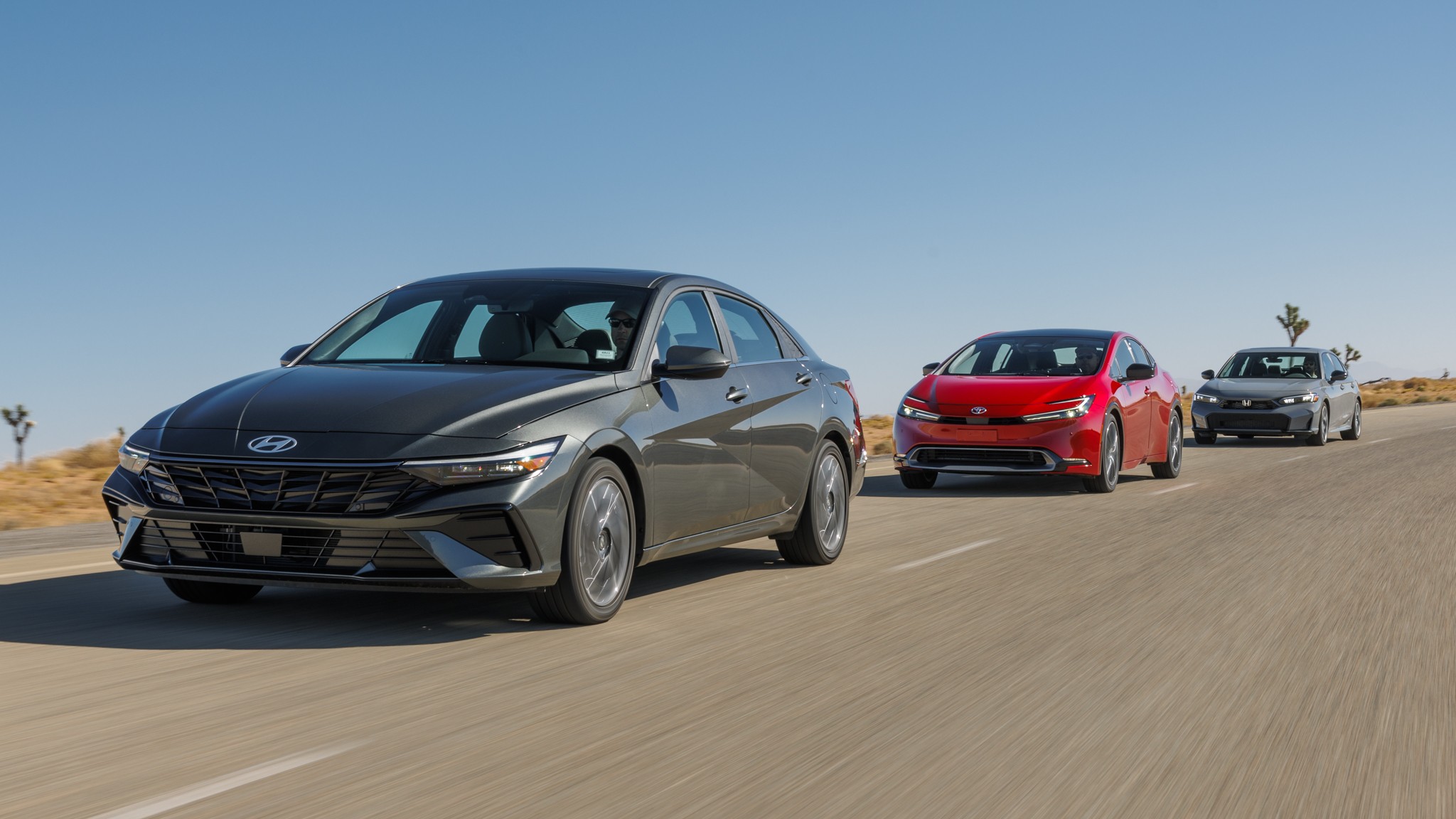 002 Civic vs Prius vs Elantra COTY 2025