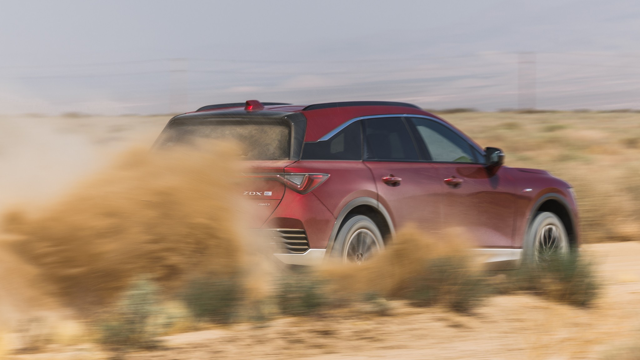002 2024 Acura ZDX A Spec AWD Rear Quarter Motion