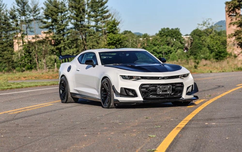 003 2023 Chevrolet Camaro ZL1 1LE front three quarter mecum