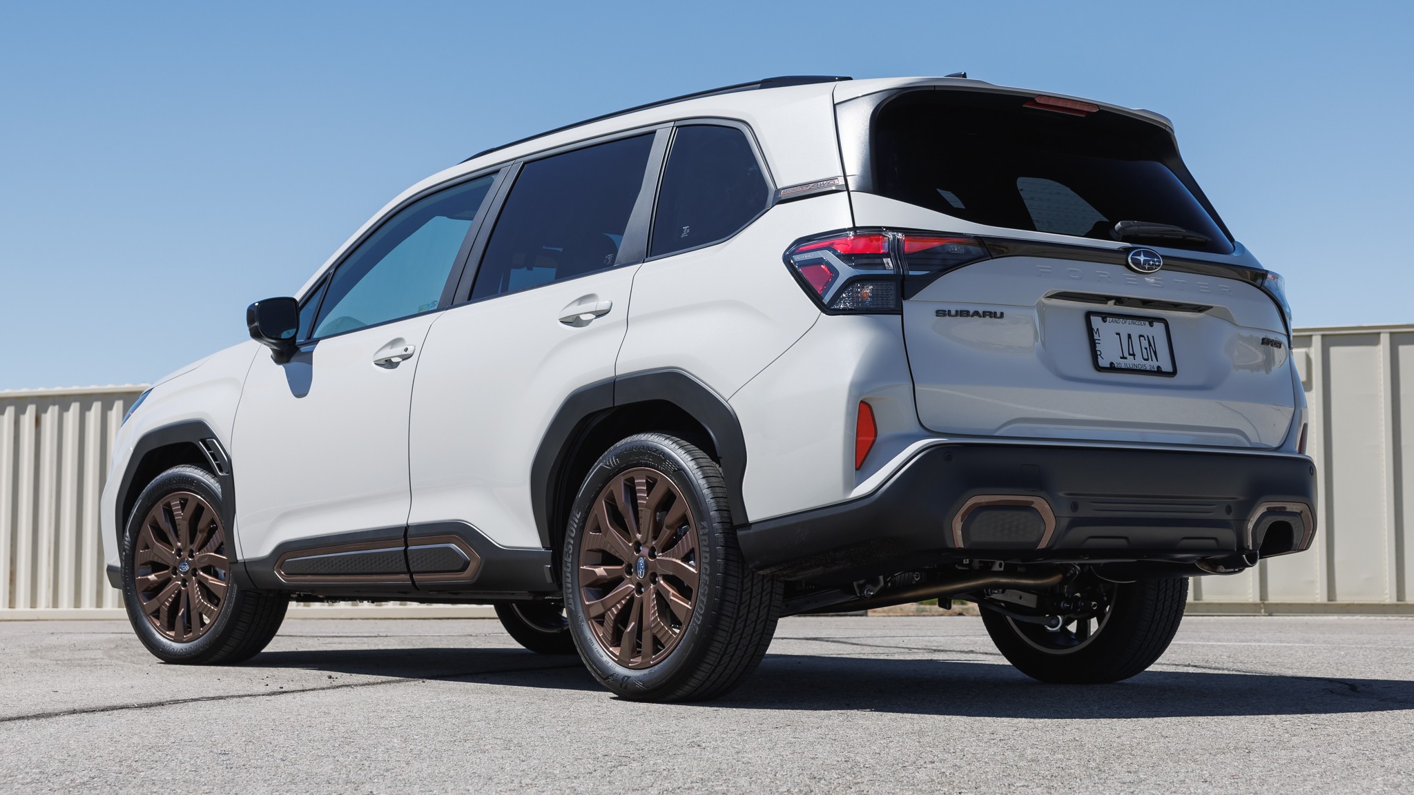 002 2025 Subaru Forester Sport Rear Quarter Static