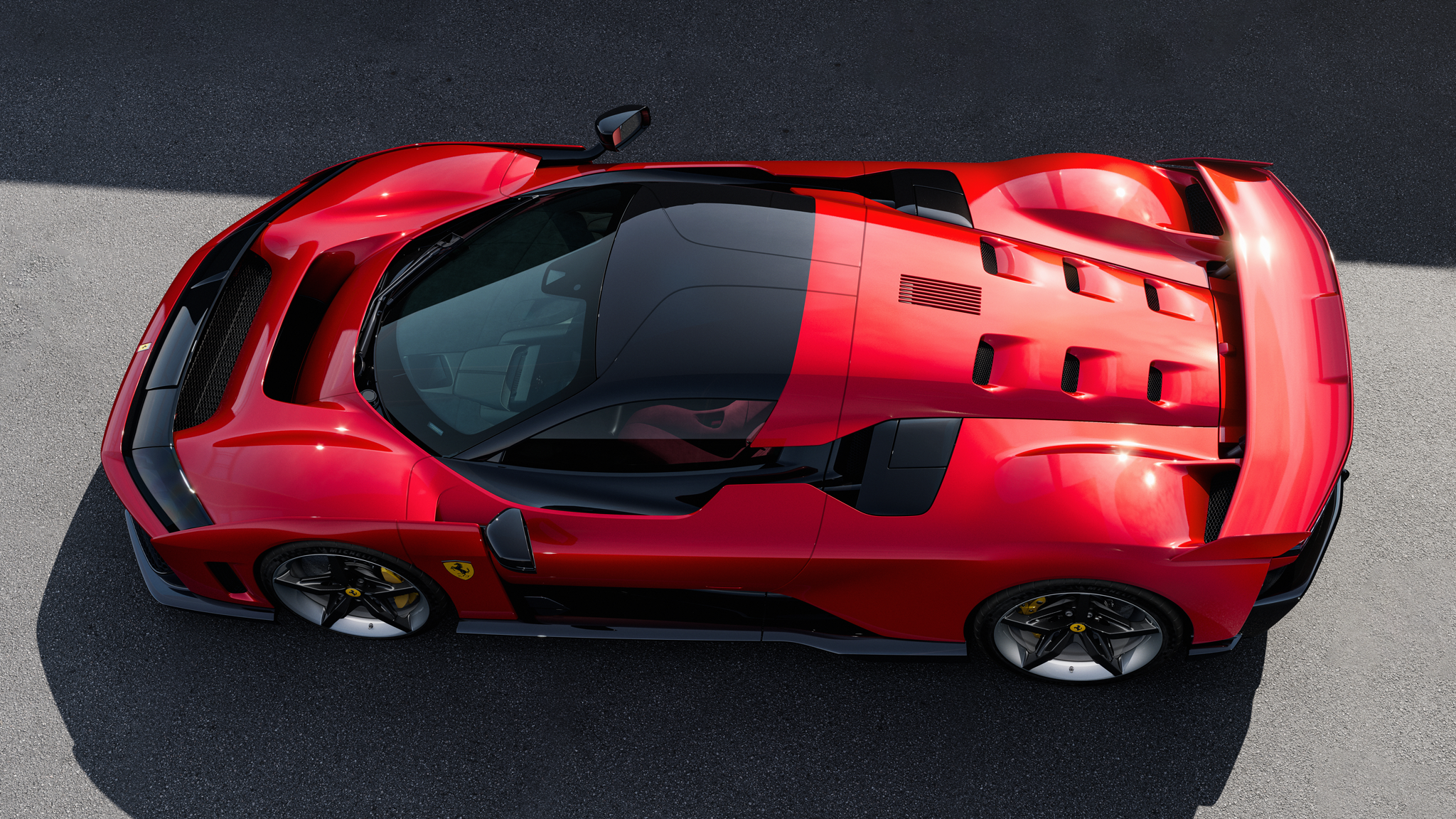2026 ferrari f80 render top down side
