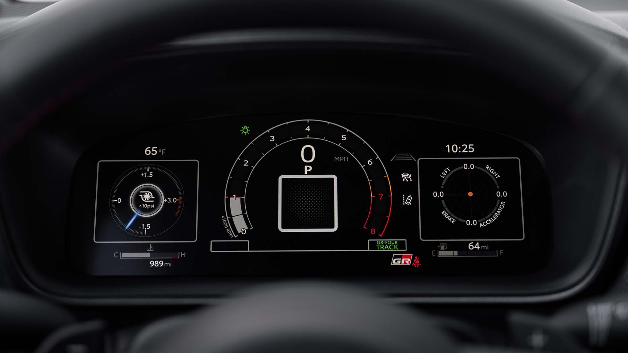 31 2025 Toyota GR Corolla AT dash