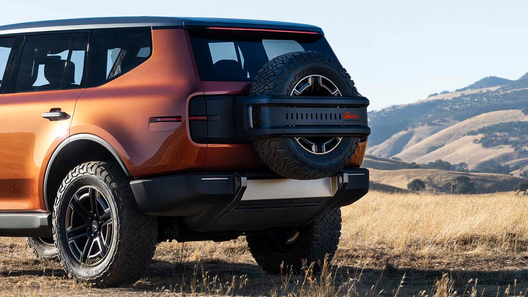 Scout Traveler EV SUV concept debut 21