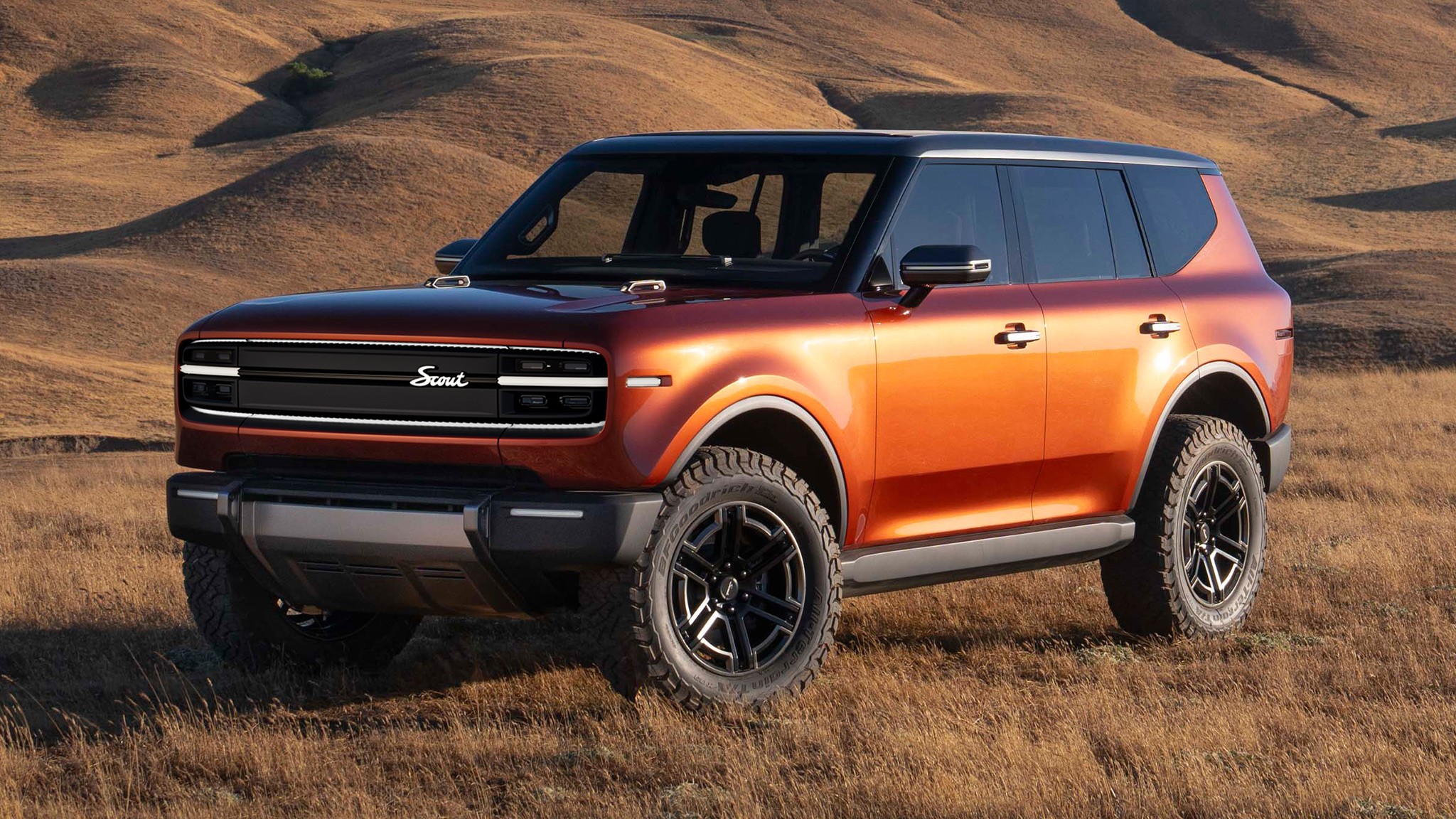 Scout Traveler EV SUV concept debut 24