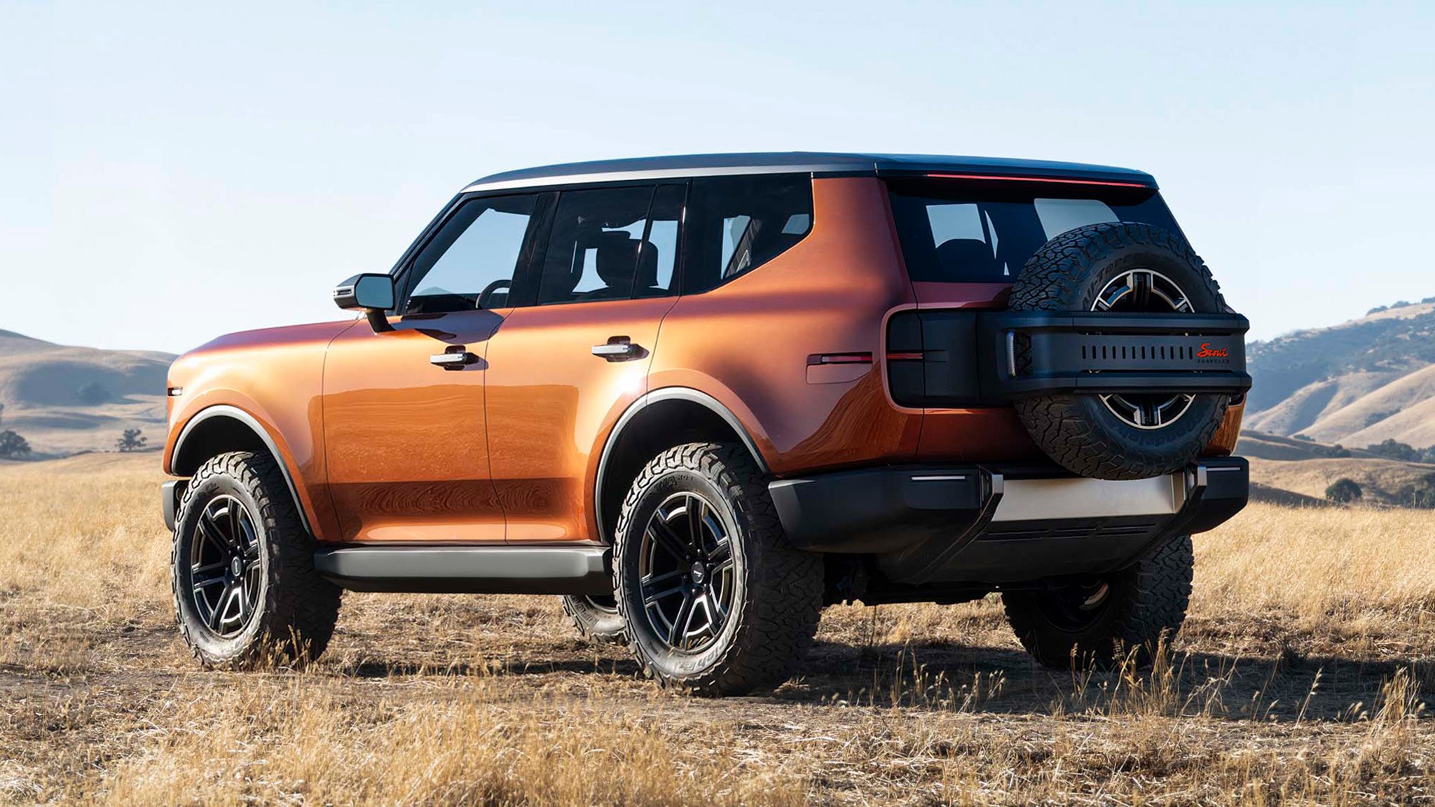 Scout Traveler EV SUV concept debut 29