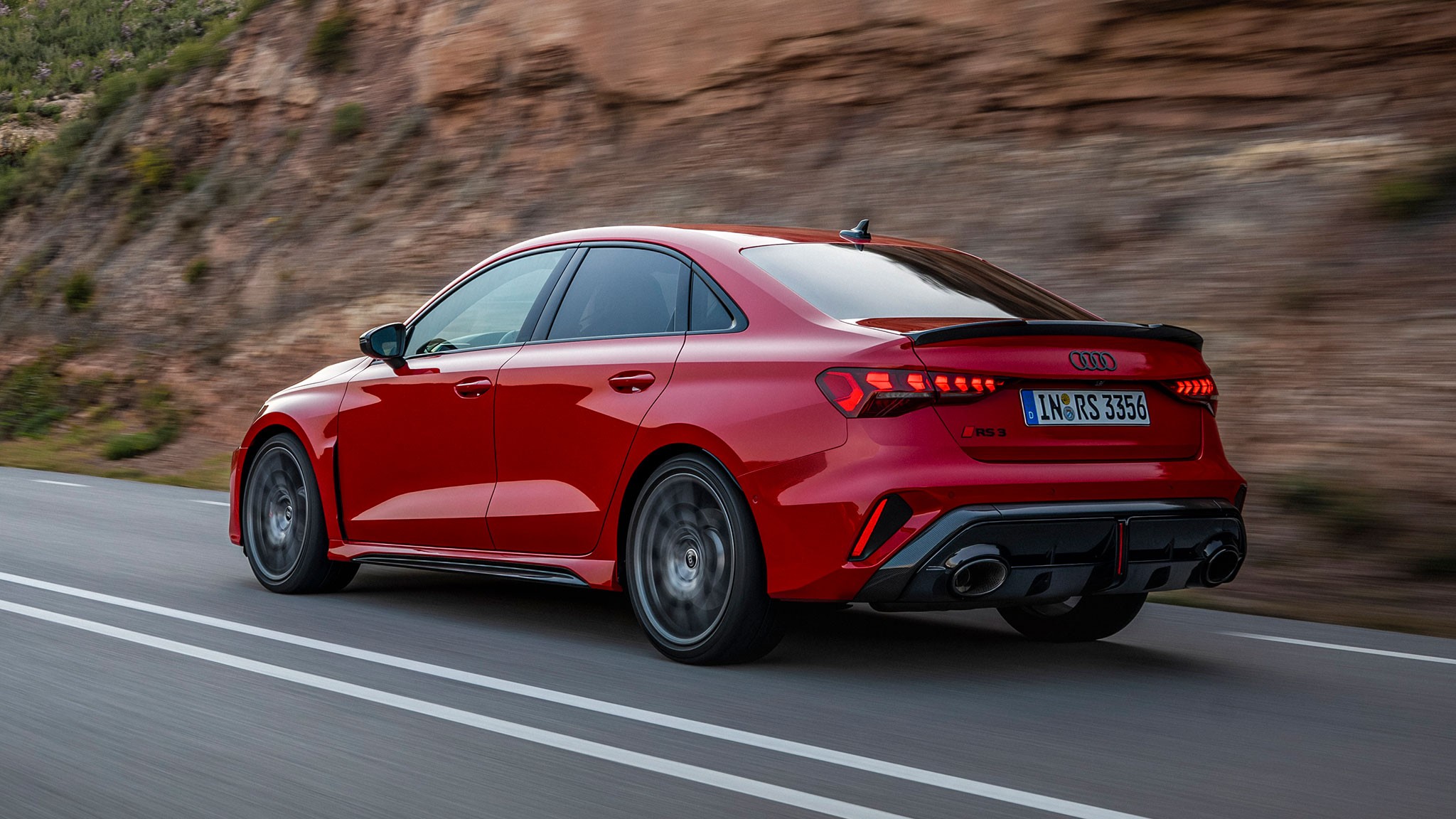 2025 audi rs3 sedan progressive red 17