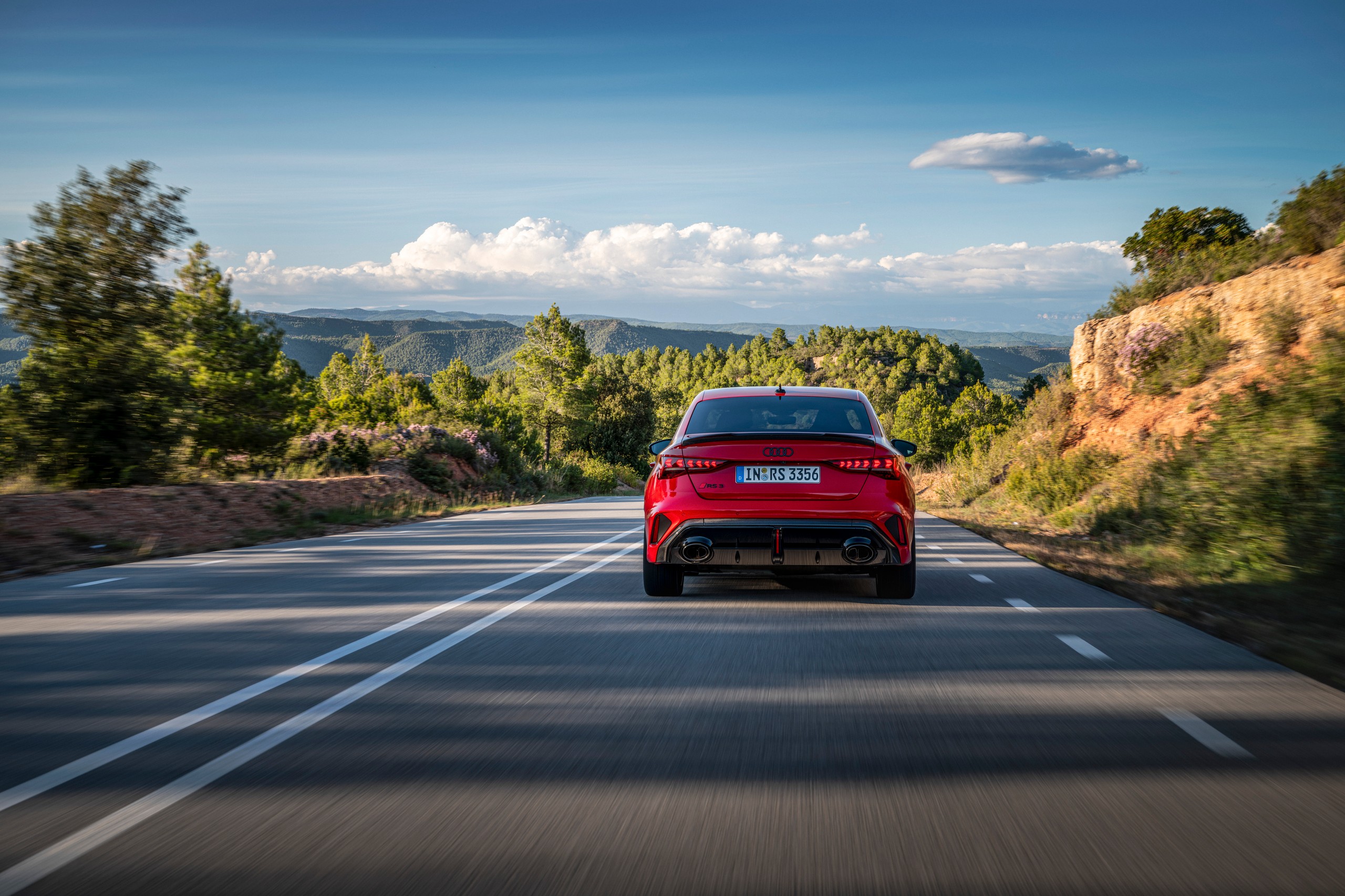 2025 audi rs3 sedan progressive red 14