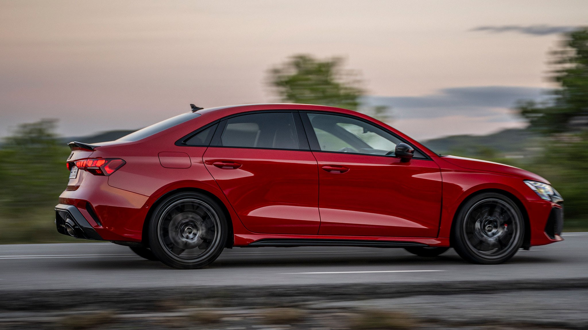 2025 audi rs3 sedan progressive red 10