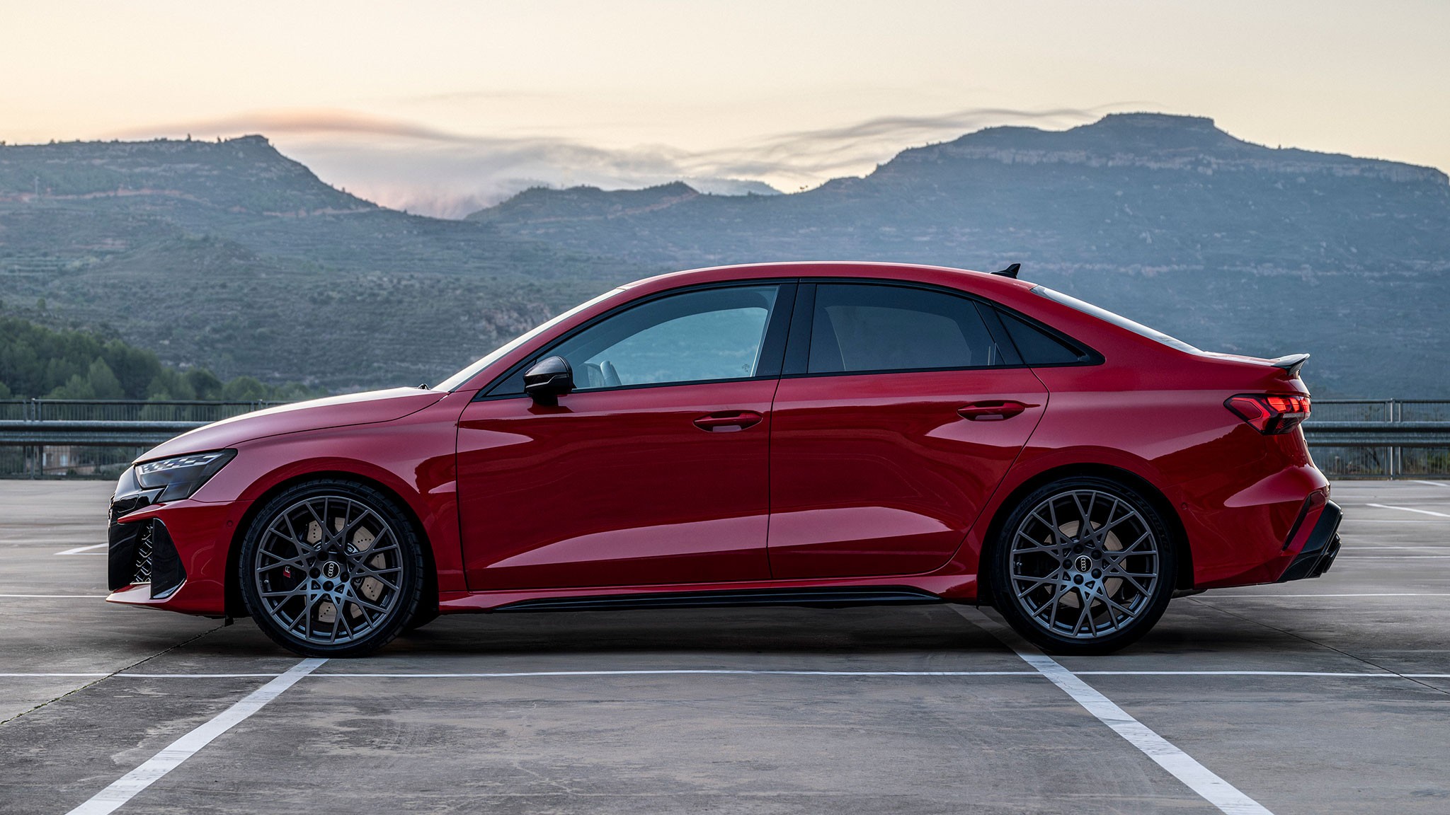 2025 audi rs3 sedan progressive red 01