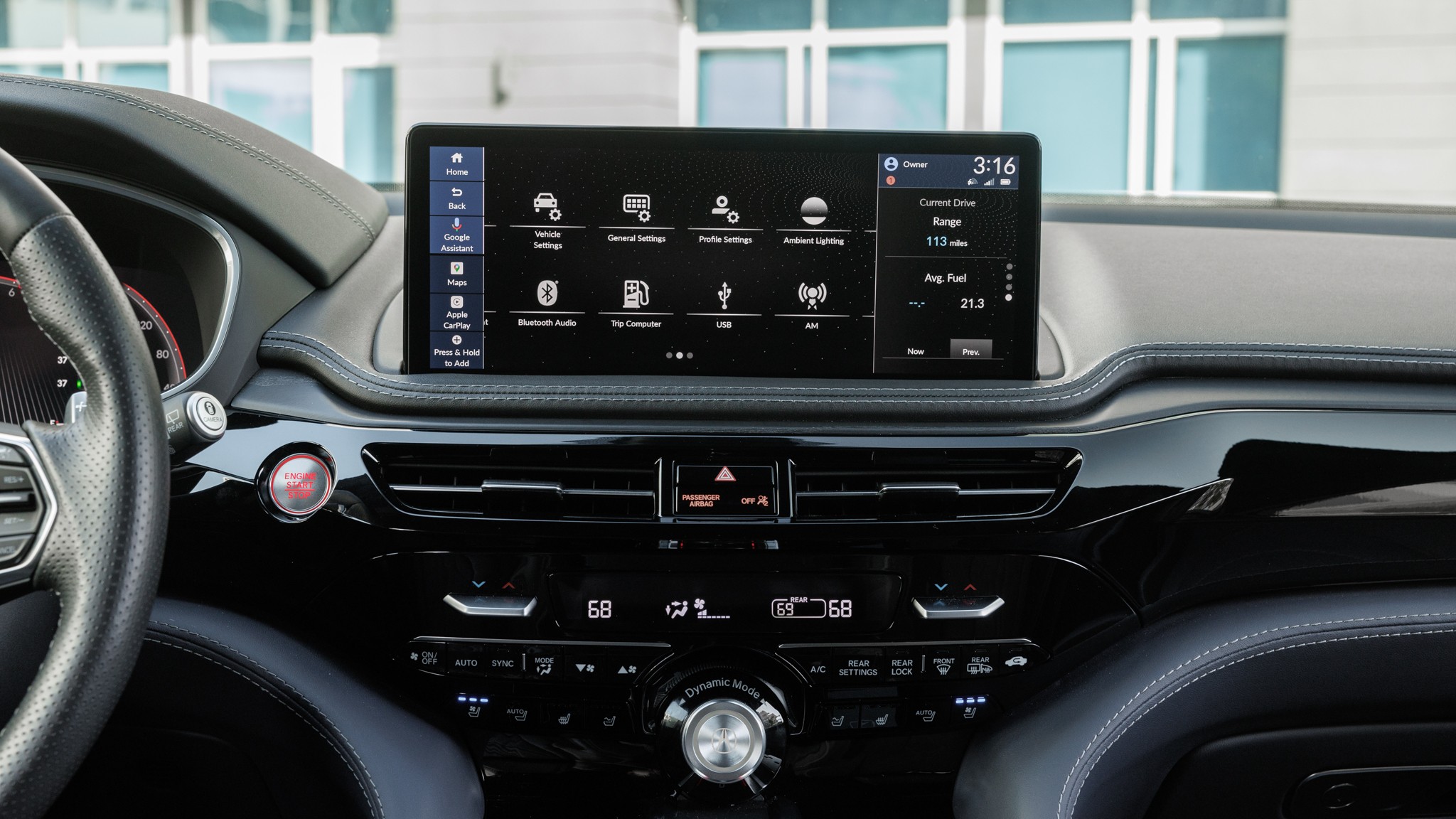 010 2025 Acura MDX infotainment screen