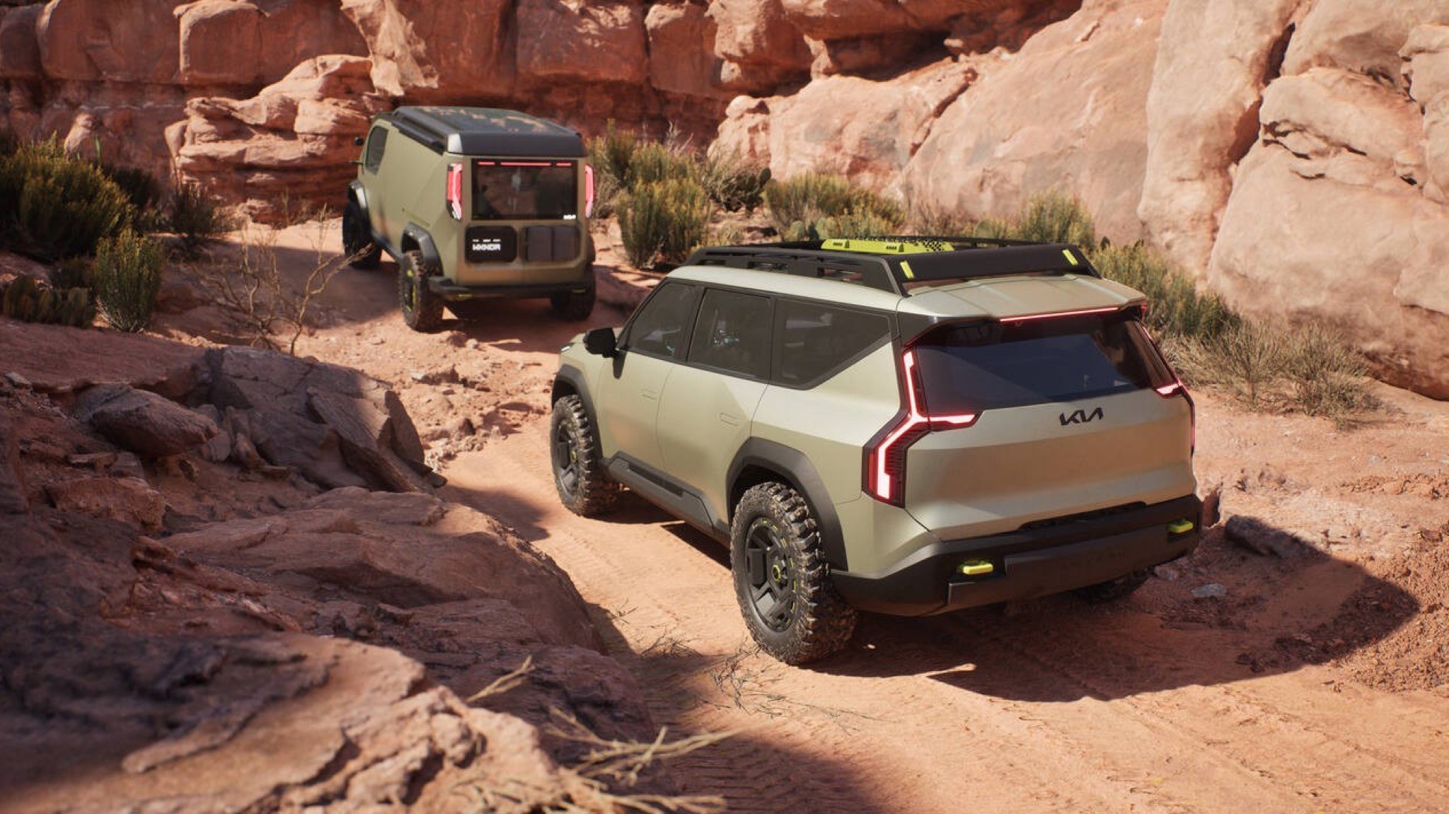 22712 EV9 ADVNTR CONCEPT EV SUV PV5 WKNDR CONCEPT EV VAN