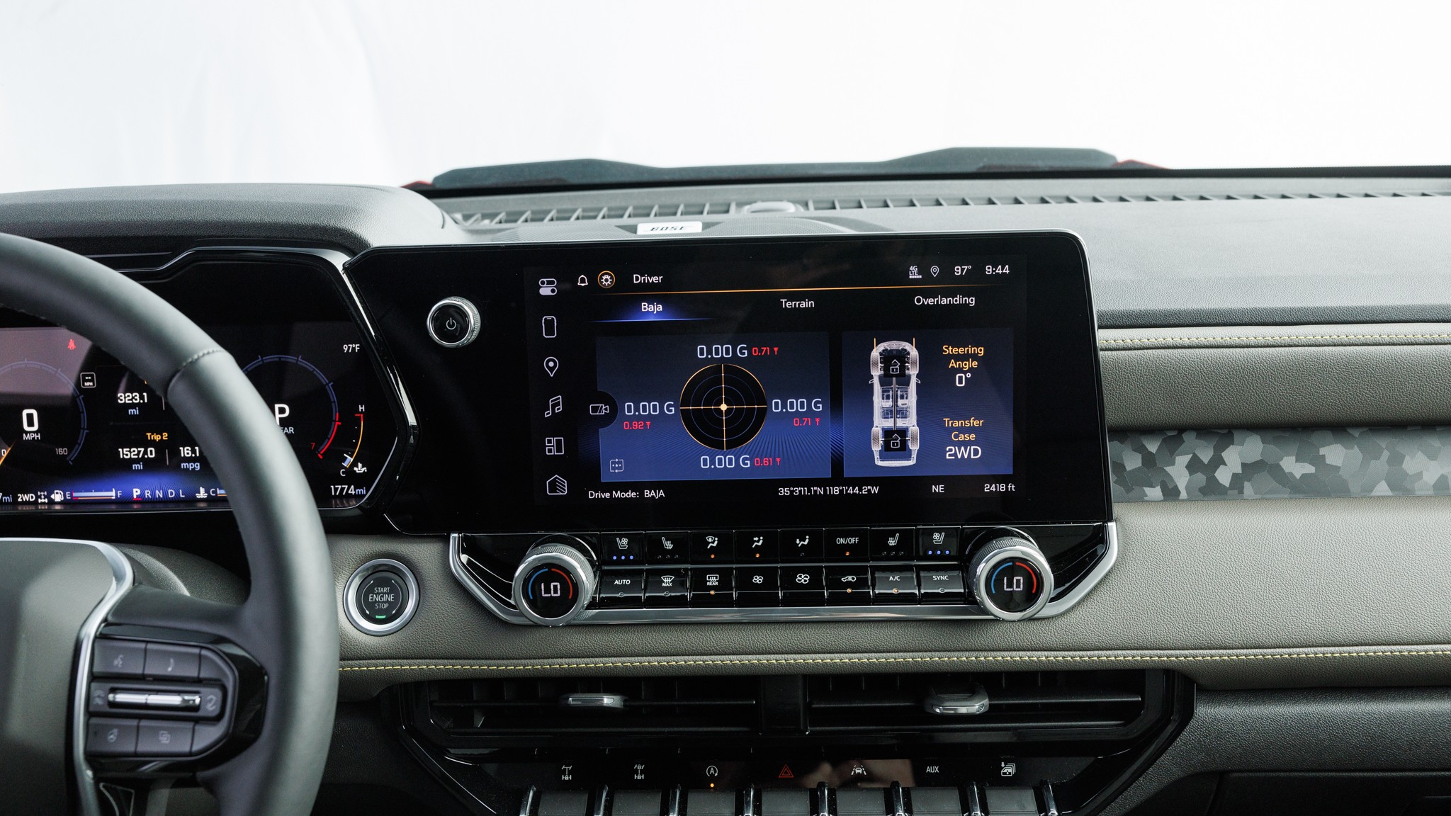 03 2024 Chevrolet Colorado ZR2 infotainment screen