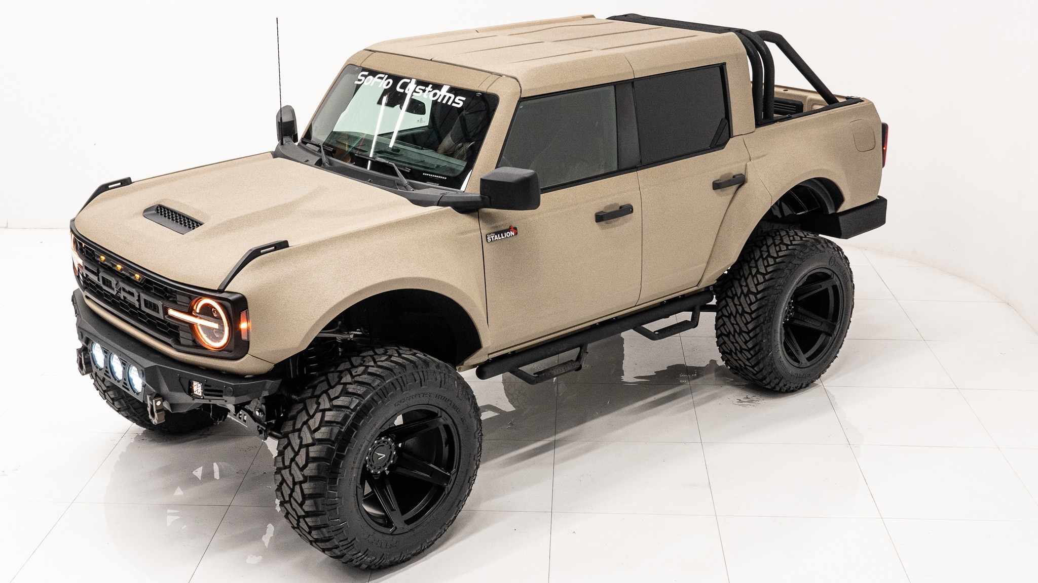 2024 Ford Bronco SoFlo Customs Stud SUV Pickup Truck Conversion 30