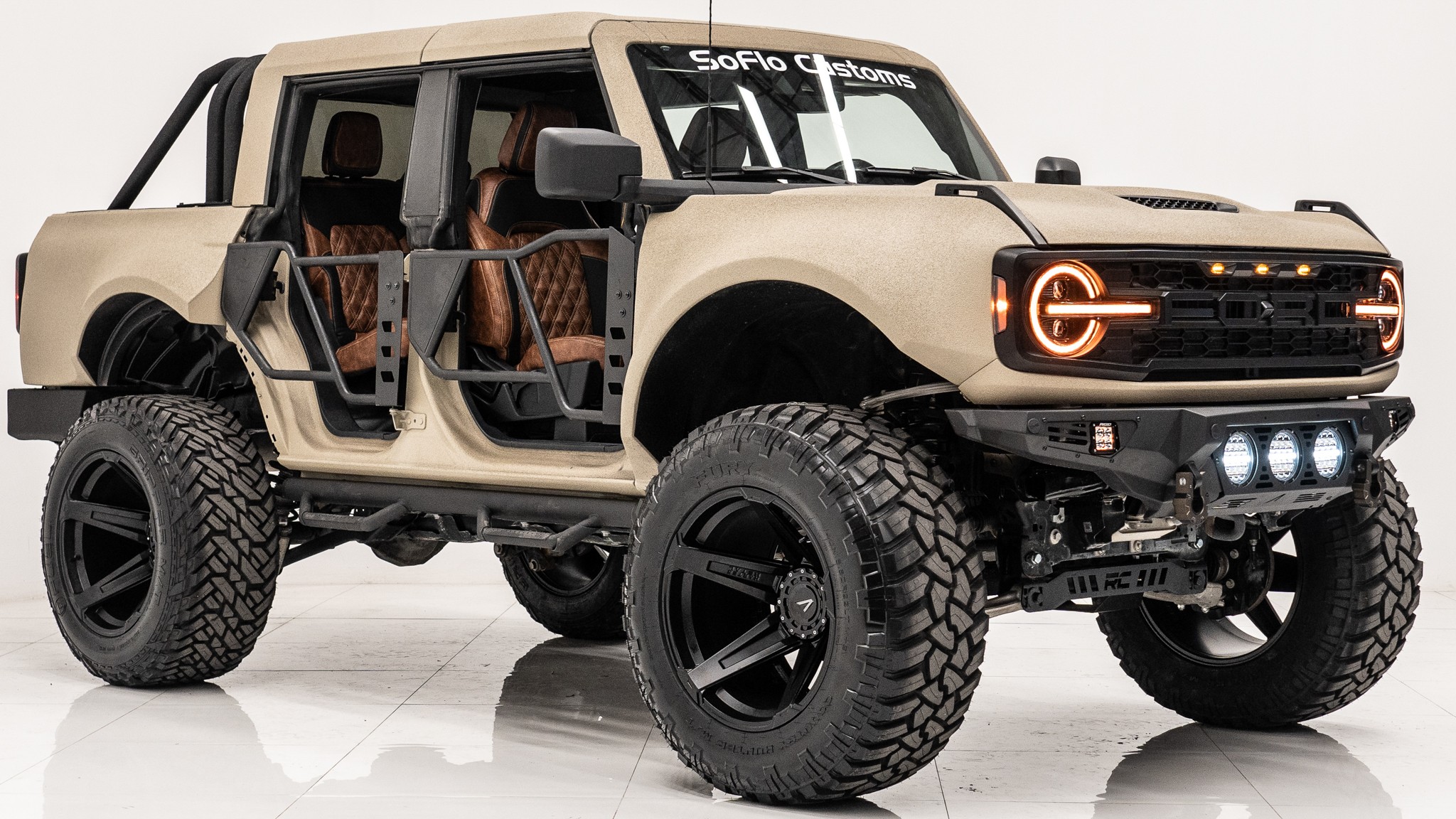 2024 Ford Bronco SoFlo Customs Stud SUV Pickup Truck Conversion 52