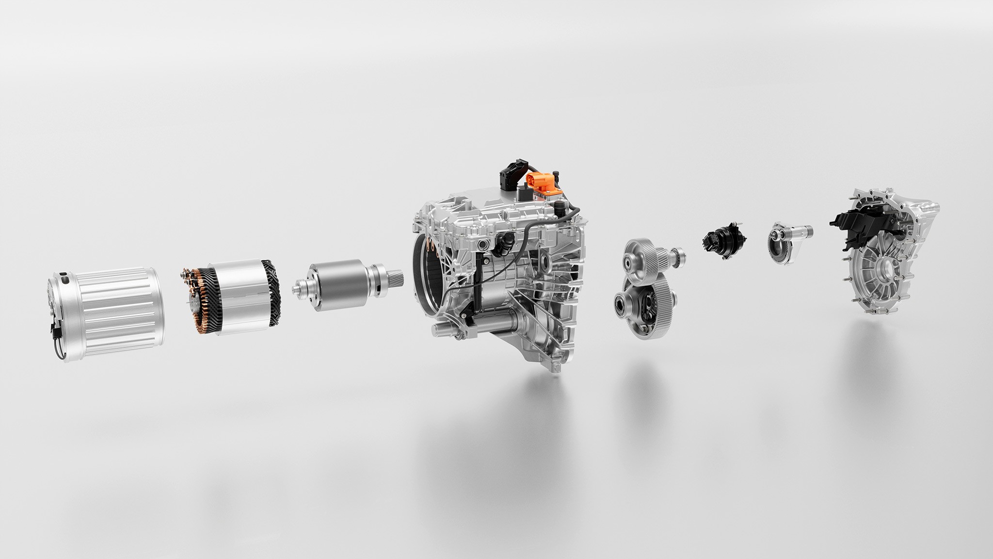 2026 Mercedes Benz CLA Class EV Front Motor Exploded