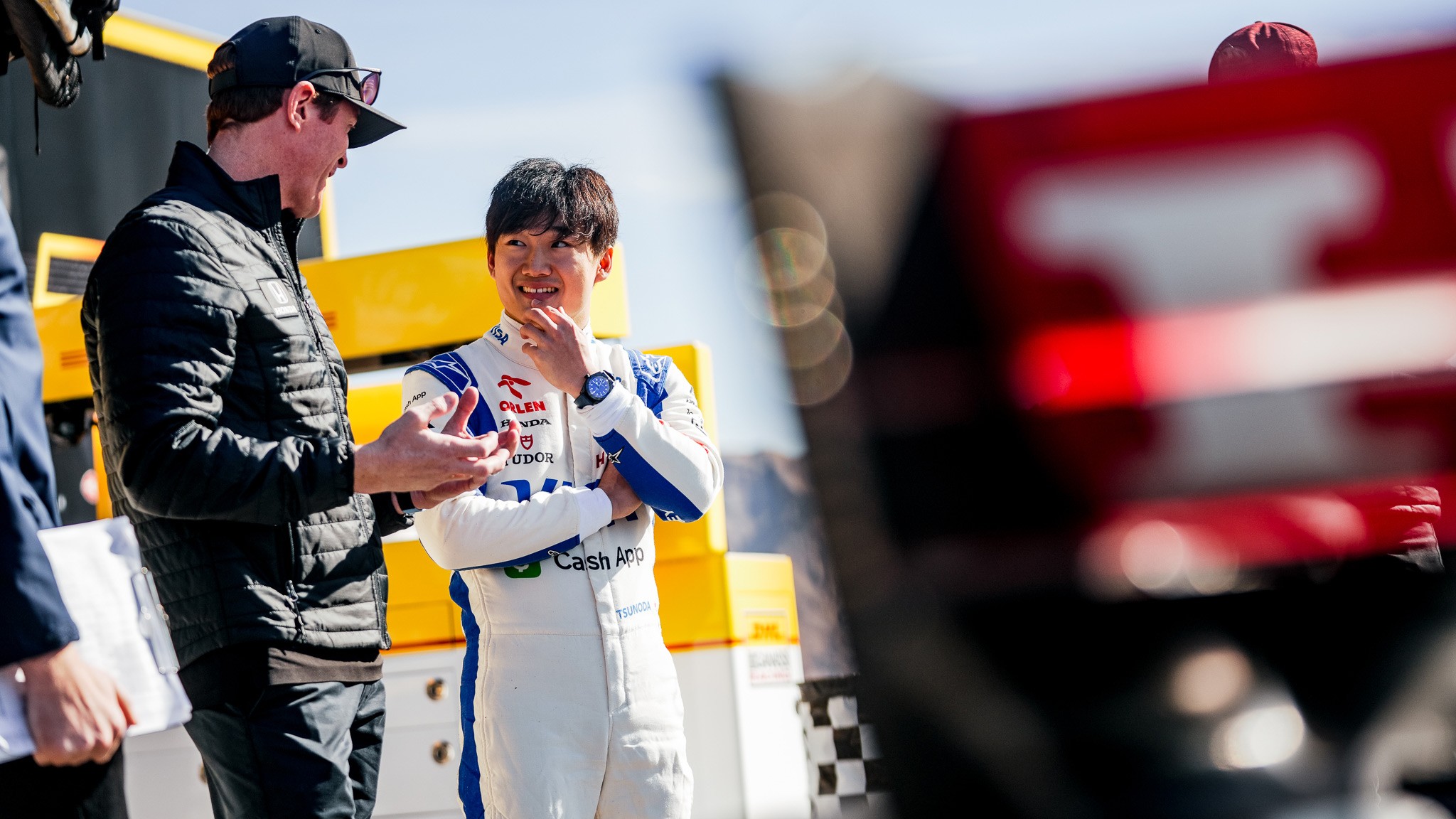 IndyCar vs F1 driving Tsunoda 4