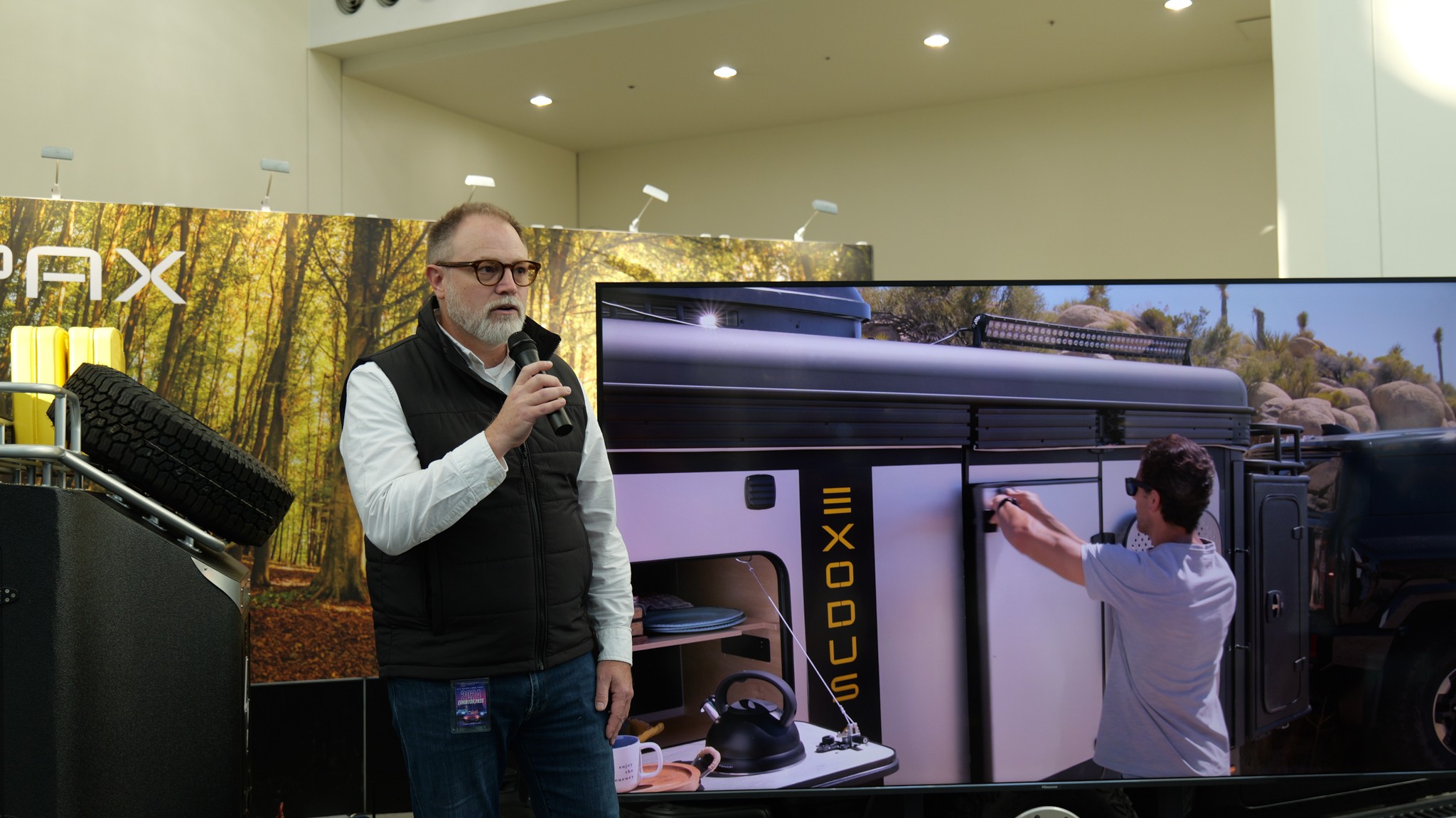 Exodus Capax Camper Trailer Reveal Los Angeles Auto Show 2024 19