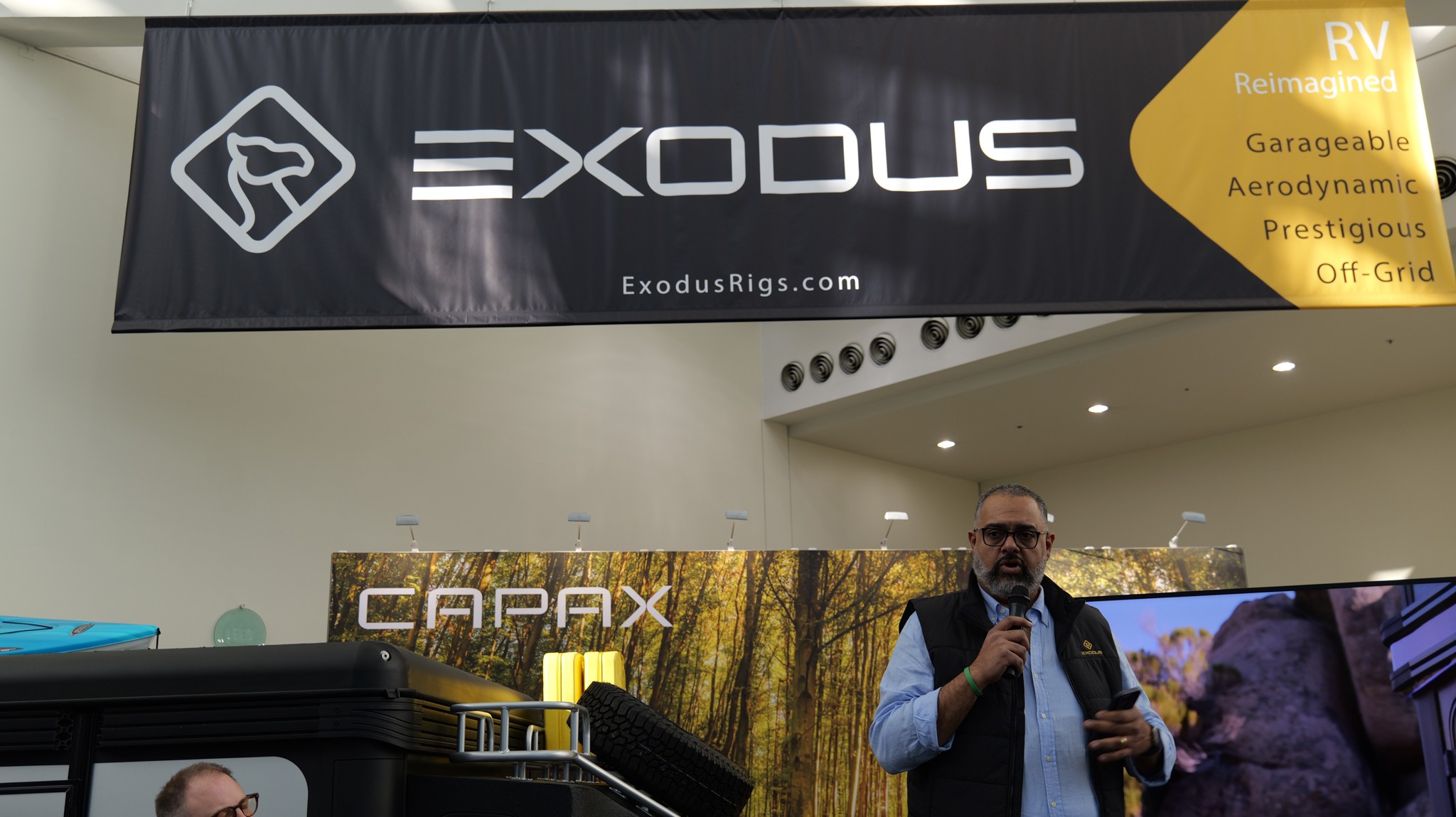 Exodus Capax Camper Trailer Reveal Los Angeles Auto Show 2024 21