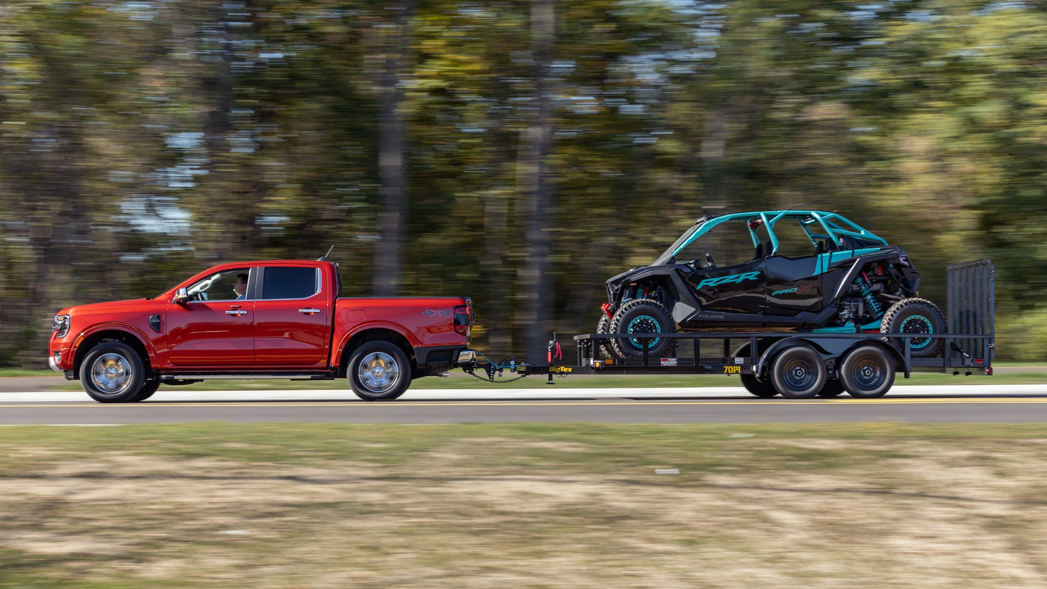 005 2024 Ford Ranger Lariat Profile Action