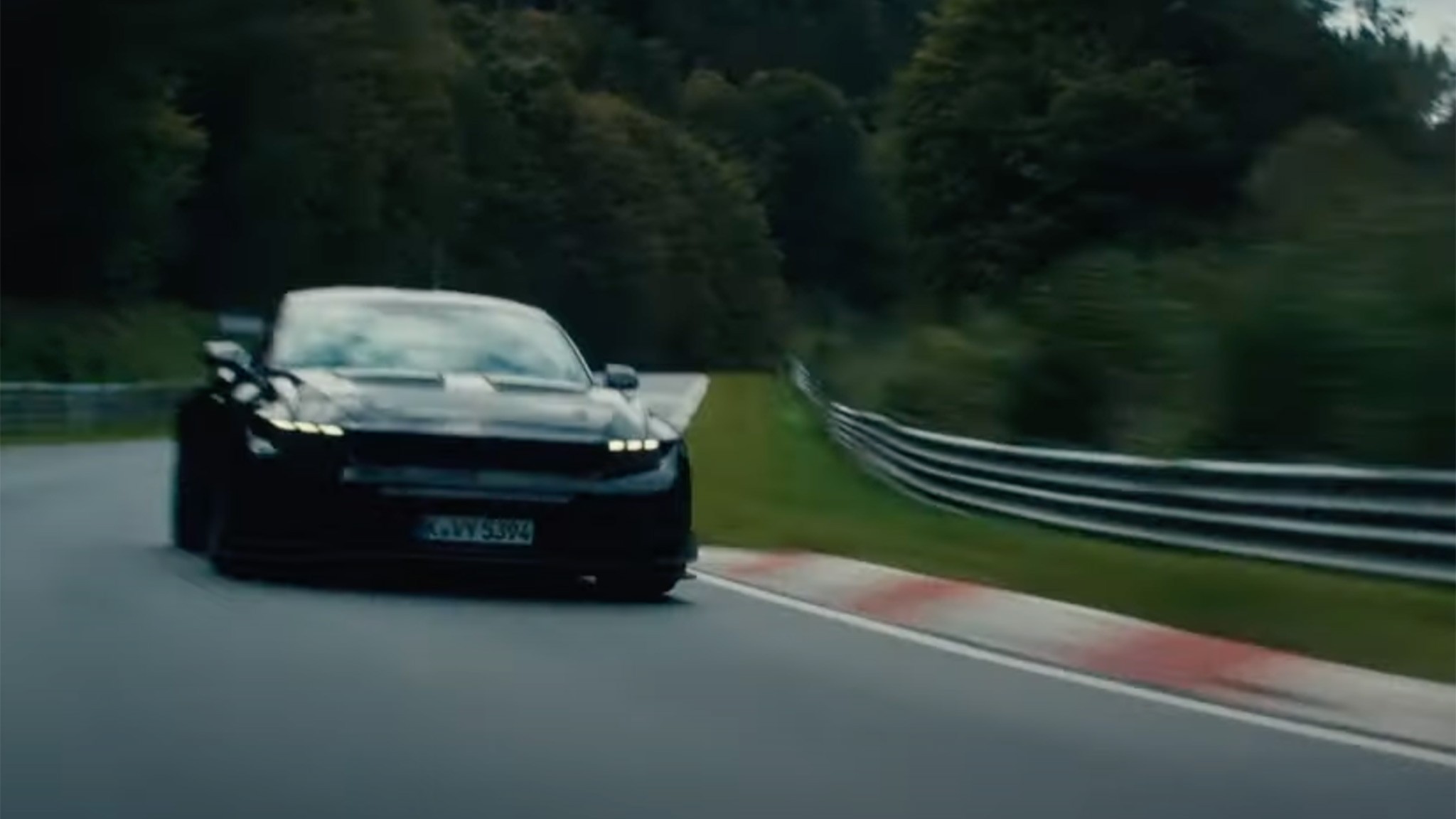 Ford Mustang GTD Nurburgring lap time 1