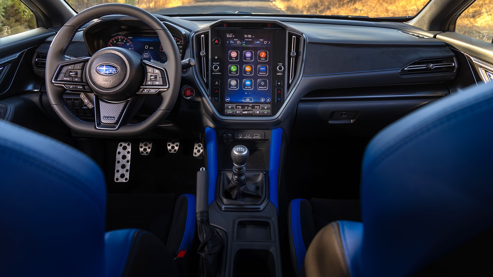 6 2025 Subaru WRX ts interior