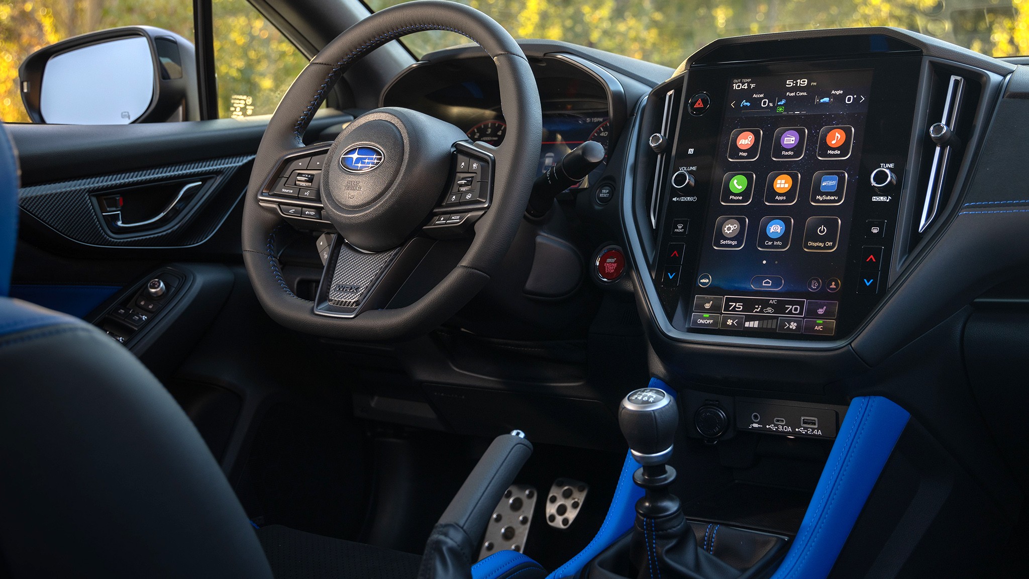 9 2025 Subaru WRX ts interior