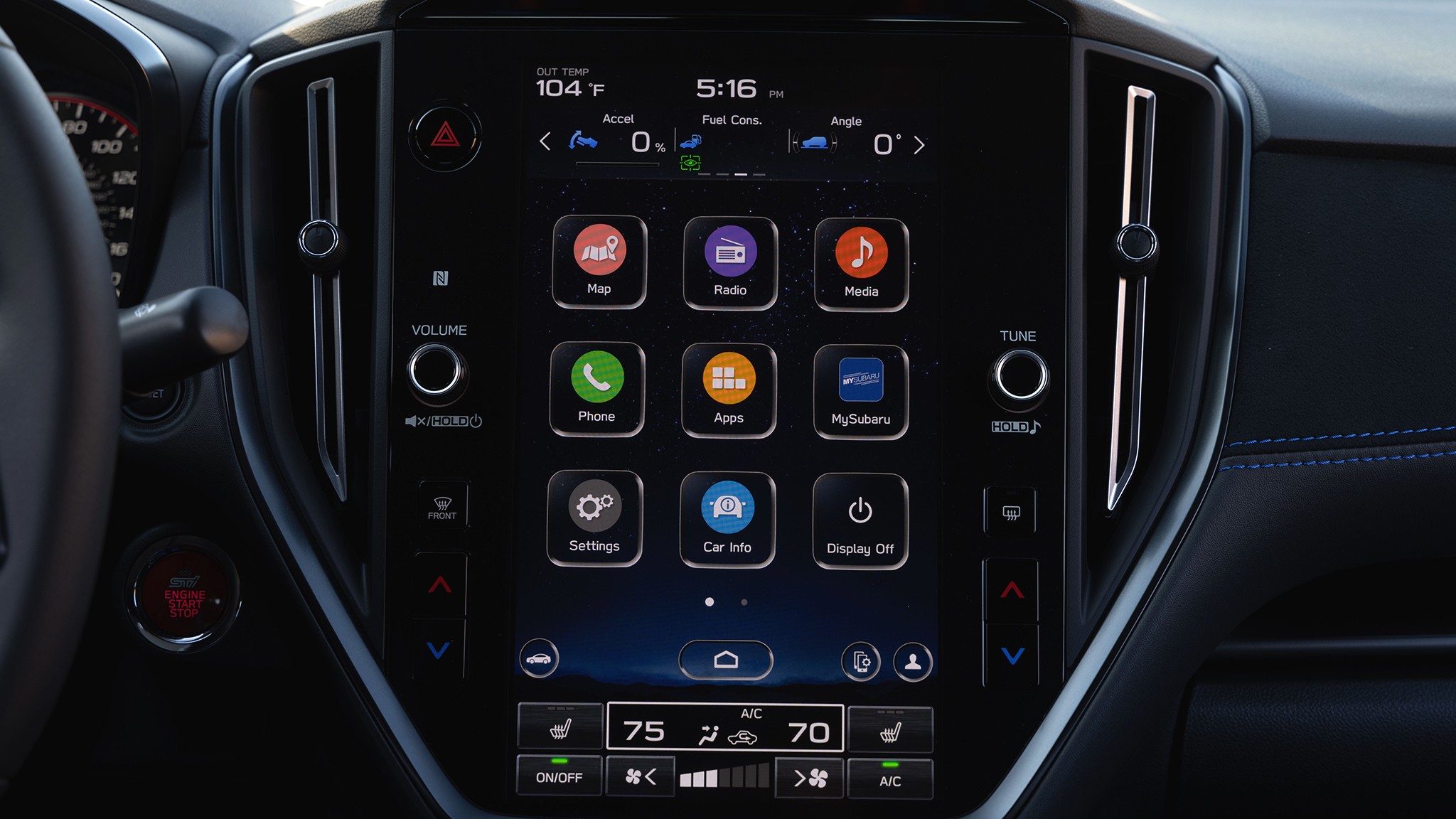 10 2025 Subaru WRX ts interior