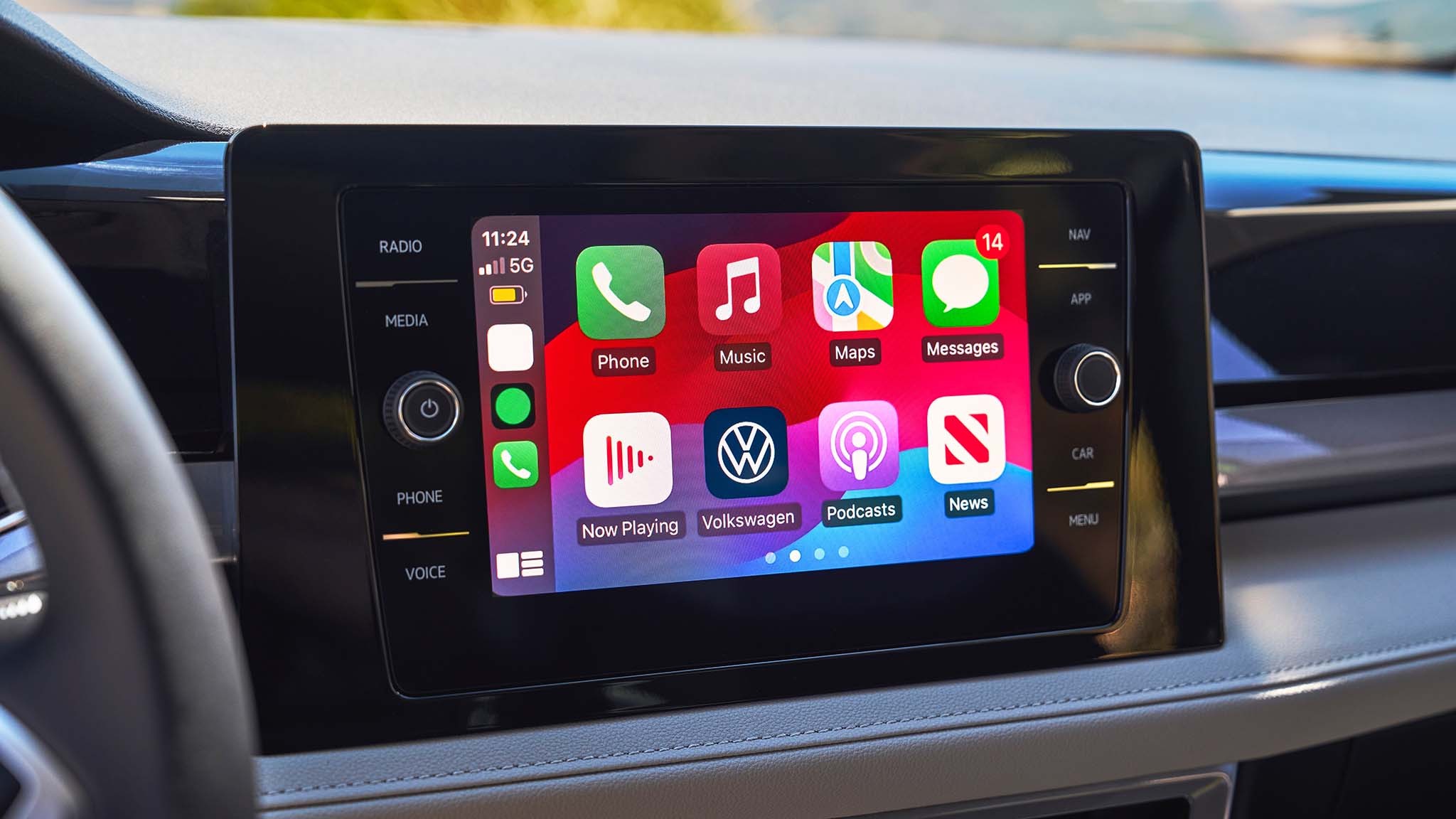 002 2025 volkswagen taos infotainment screen