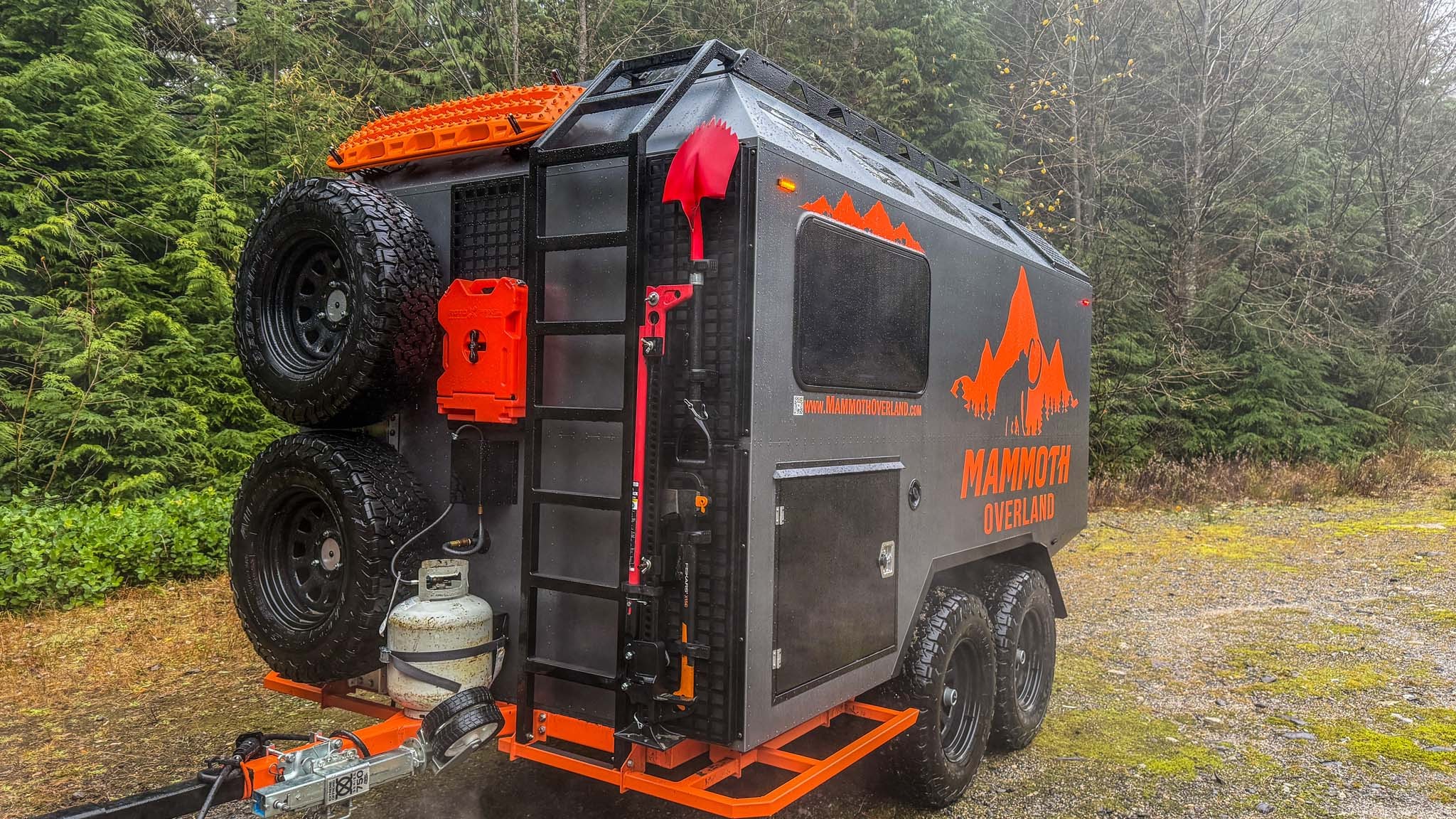 020 mammoth overland tl tall boy overland camping trailer review spare tires