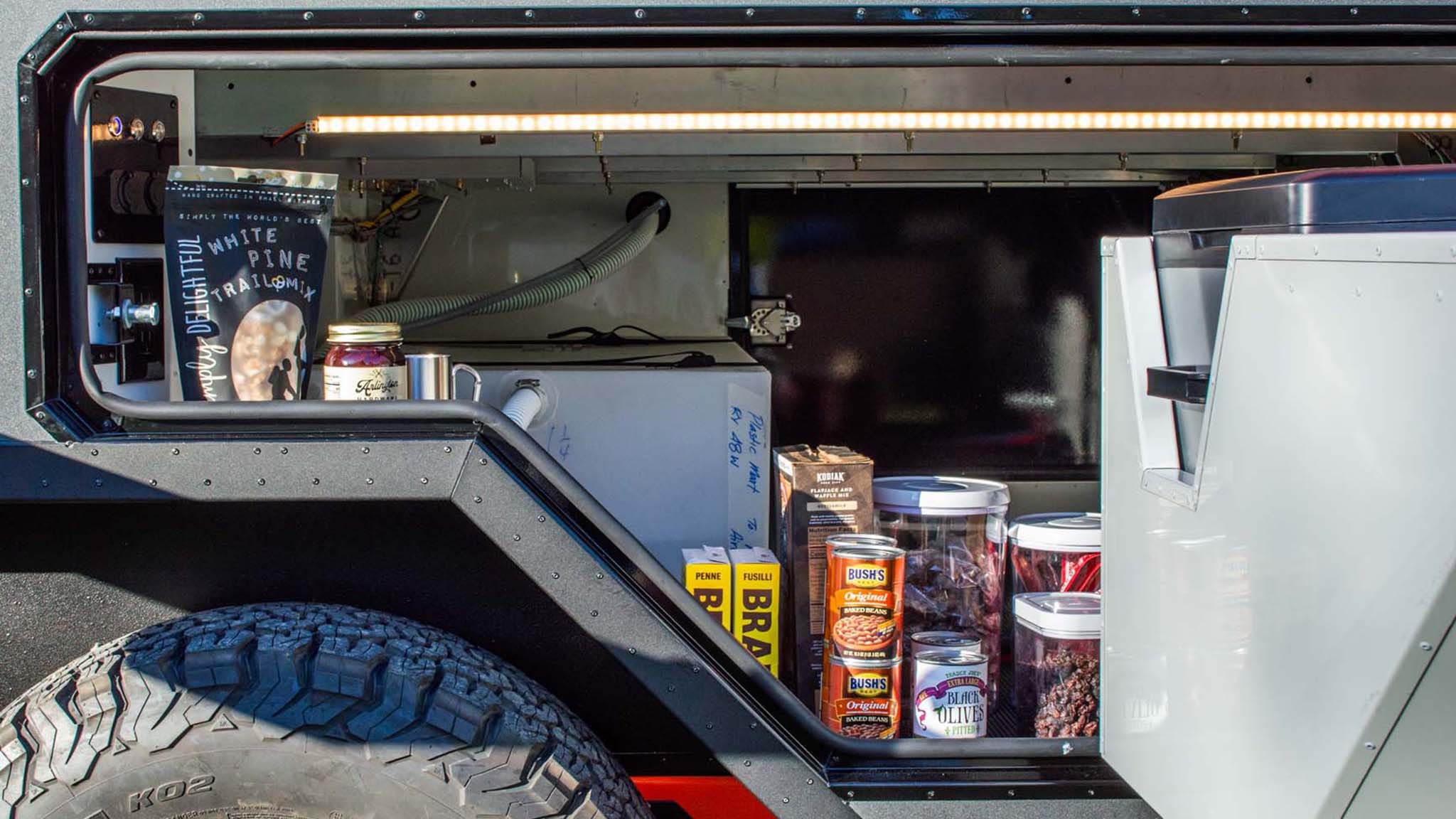 021 mammoth overland tl tall boy overland camping trailer review storage