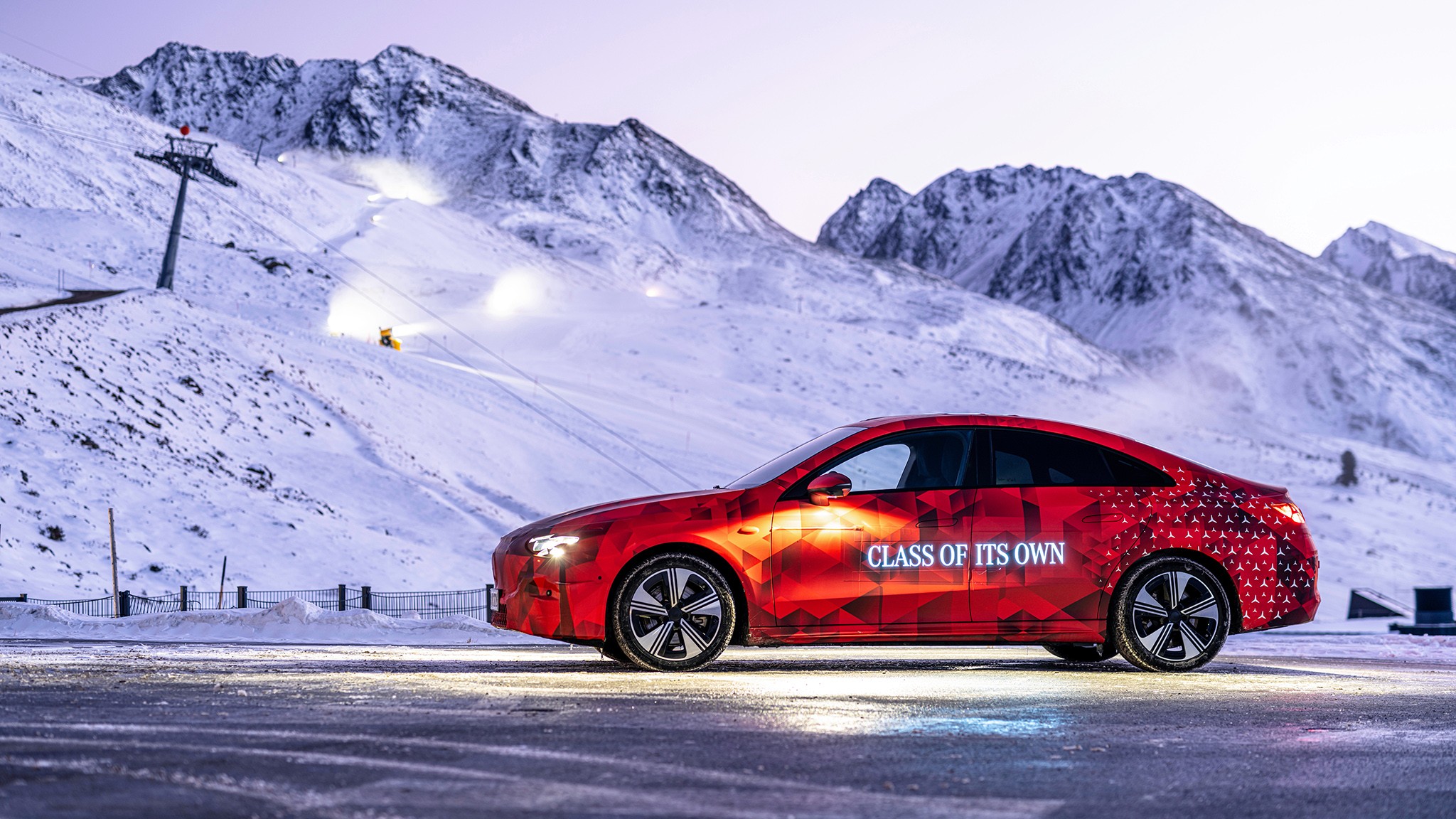 13 2026 Mercedes Benz CLA EV prototype ride