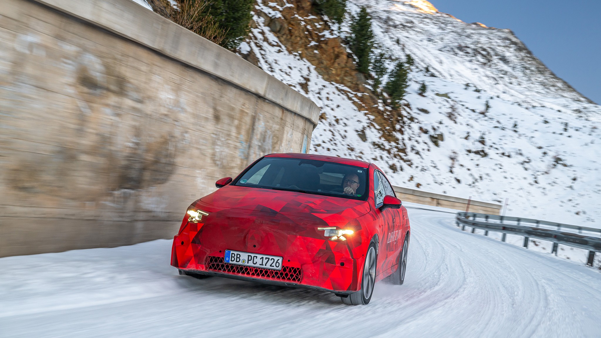 1 2026 Mercedes Benz CLA EV prototype ride