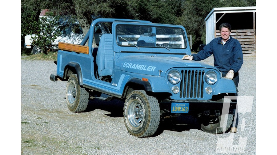 008 collectible jeeps cj 8 scrambler ronald reagan