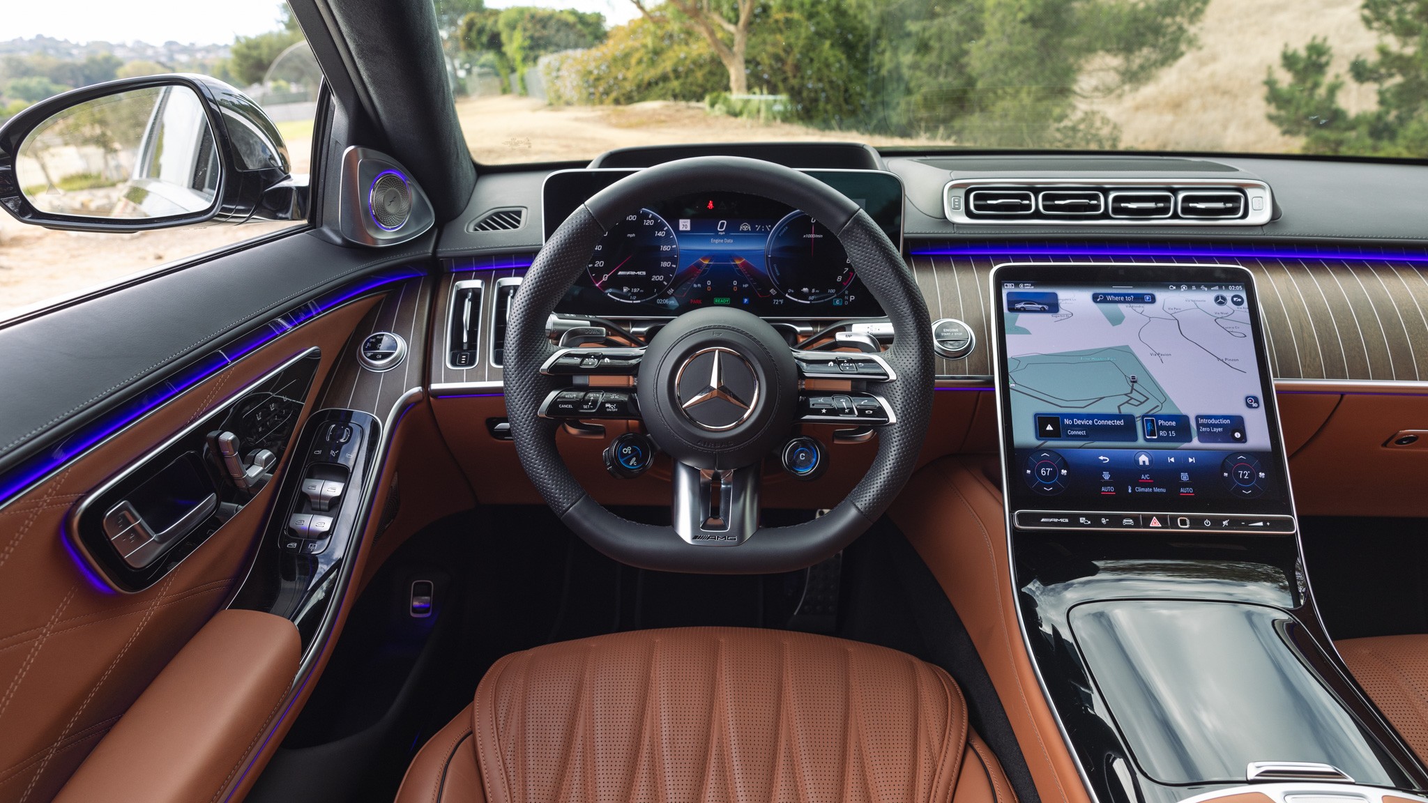 002 2024 Mercedes AMG S63 S E Performance Interior Dash