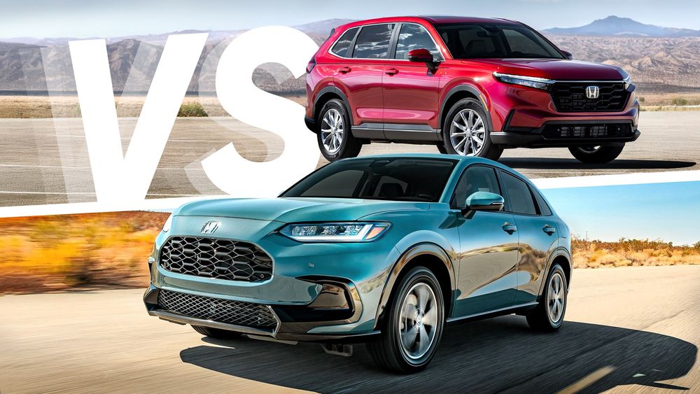 000 honda crv vs hrv motortrend vcruz design