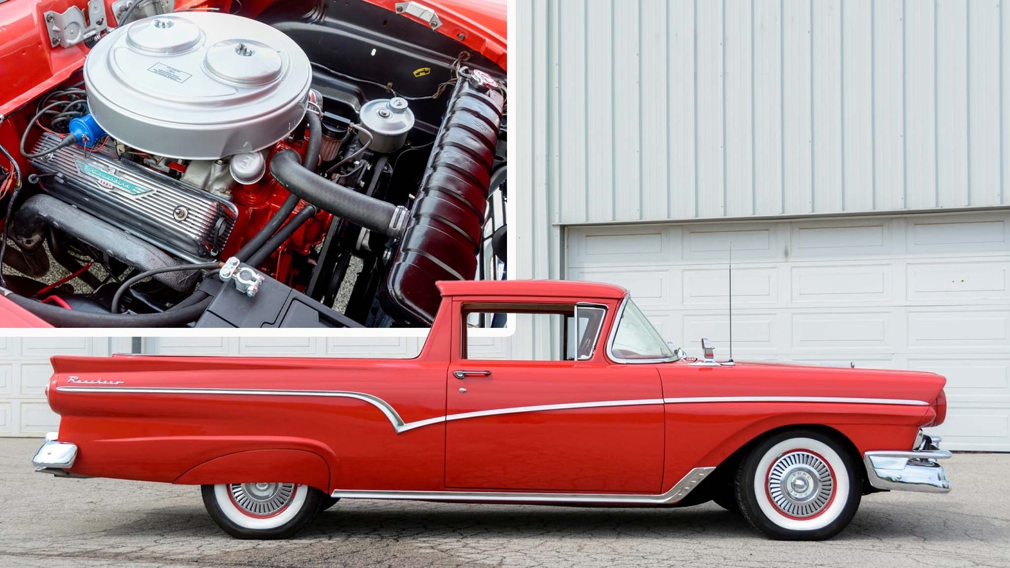033 1959 ford ranchero e code 312 cid v8 engine