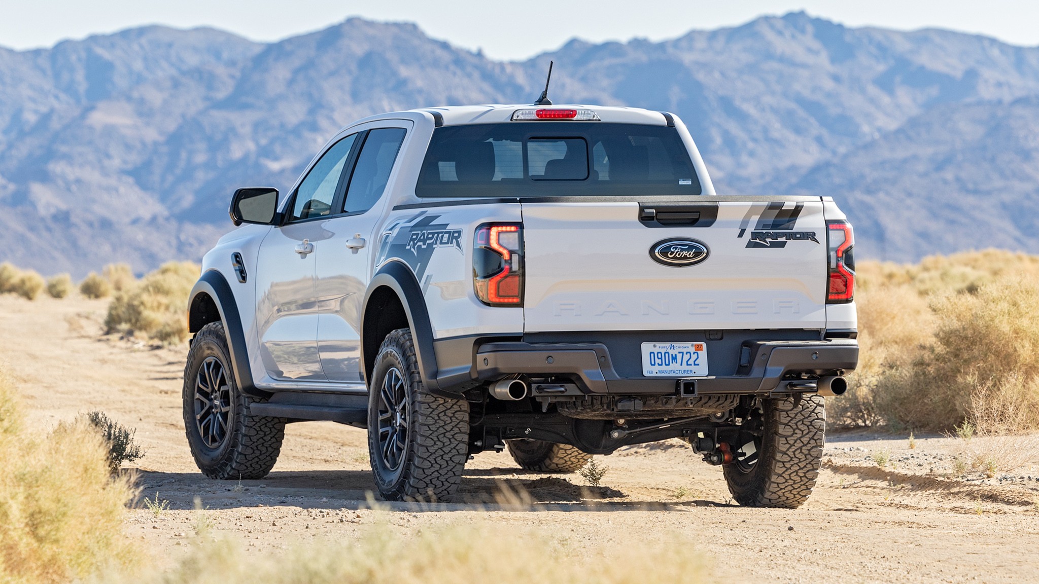 13 2025 Ford Ranger Raptor rear view