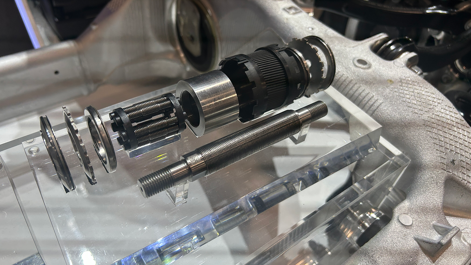 Schaeffler Planetary Roller Screw Rear Steering Gear CES 2025 1