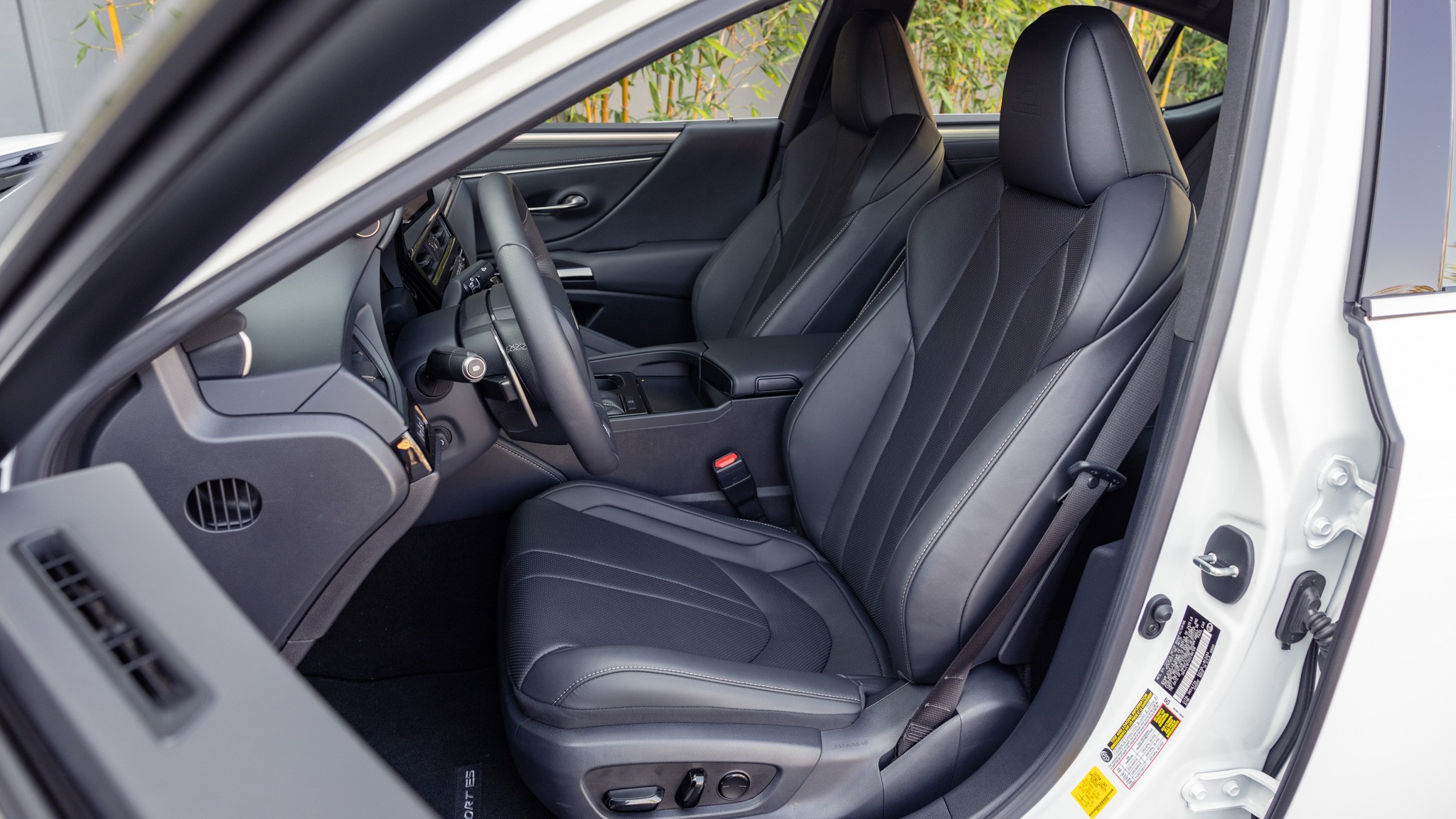 004 2024 Lexus ES350 Black Line Interior Seat