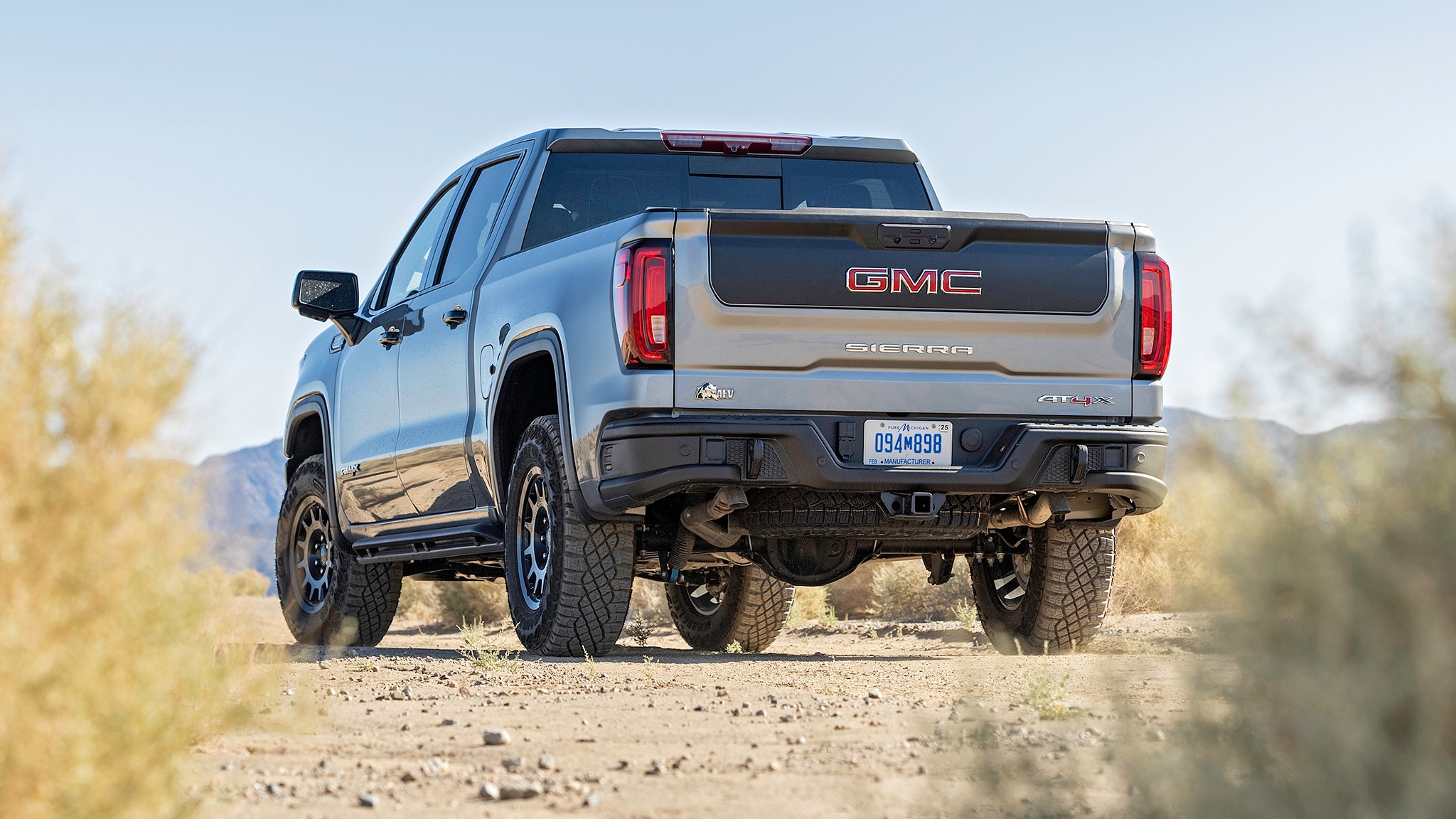 10 2025 GMC Sierra 1500 AT4X rear view