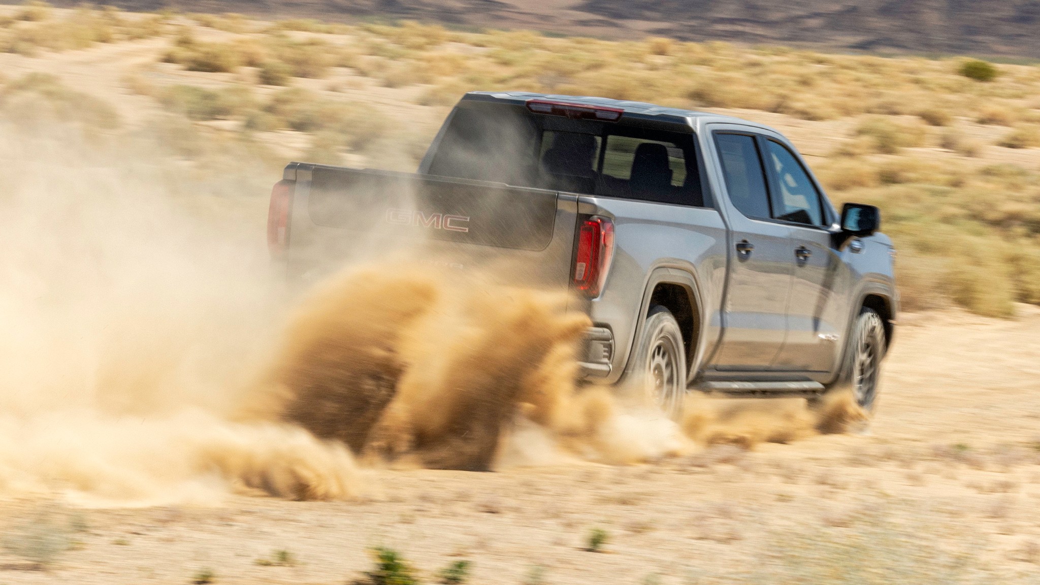 12 2025 GMC Sierra 1500 AT4X rear view