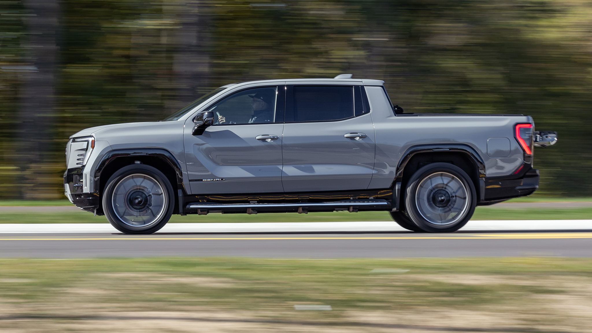 3 2025 GMC Sierra EV Denali side view