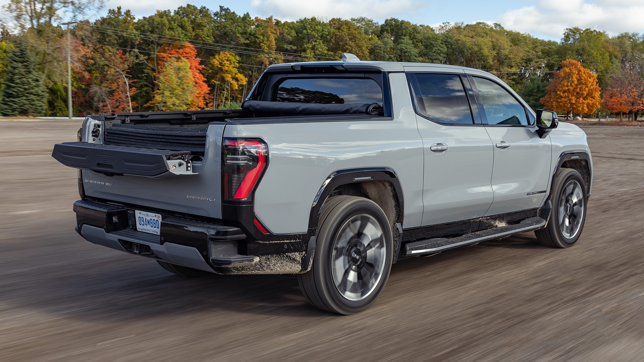 17 2025 GMC Sierra EV Denali rear view